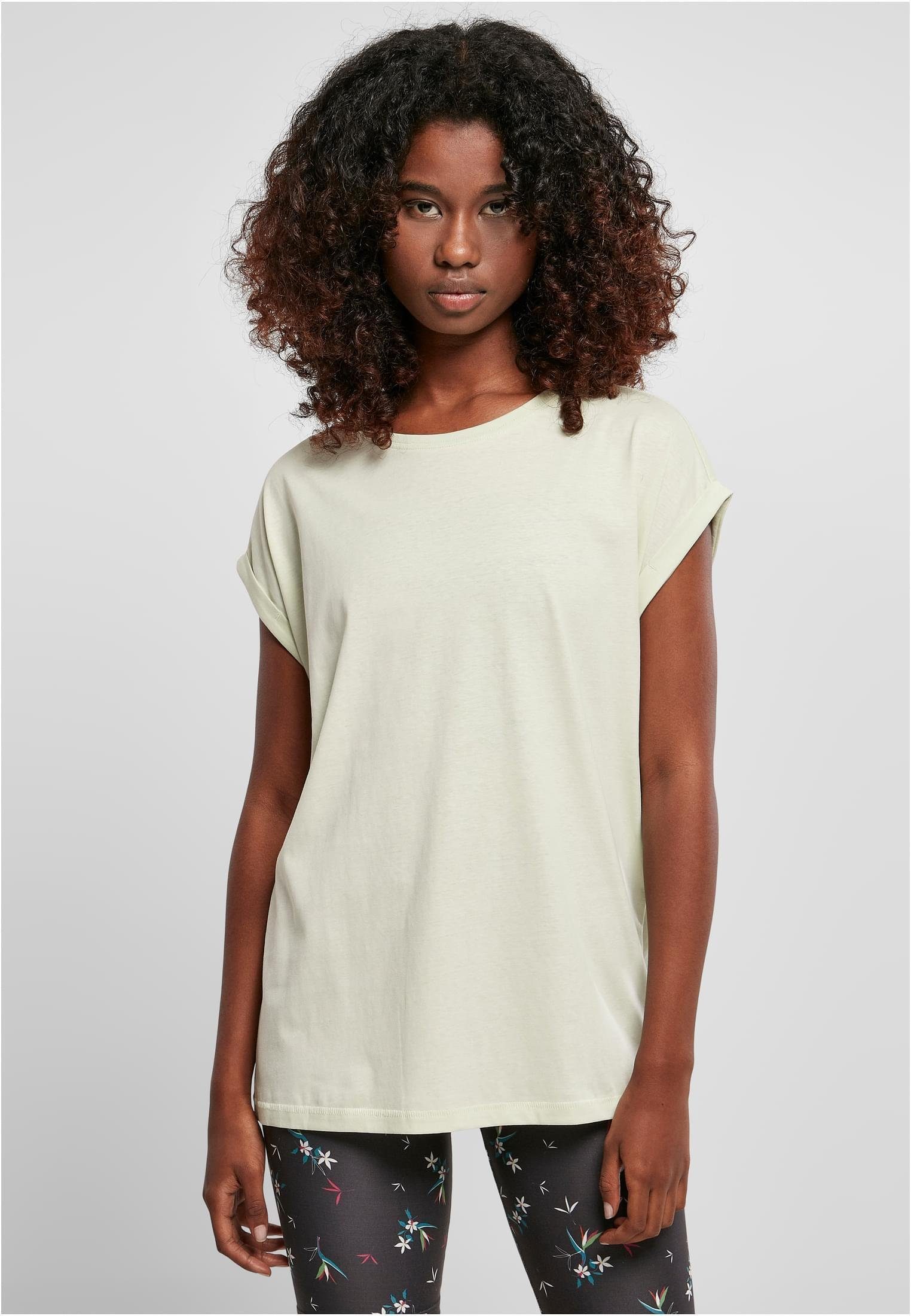 URBAN CLASSICS Rundhalsshirt Ladies Extended Shoulder günstig online kaufen