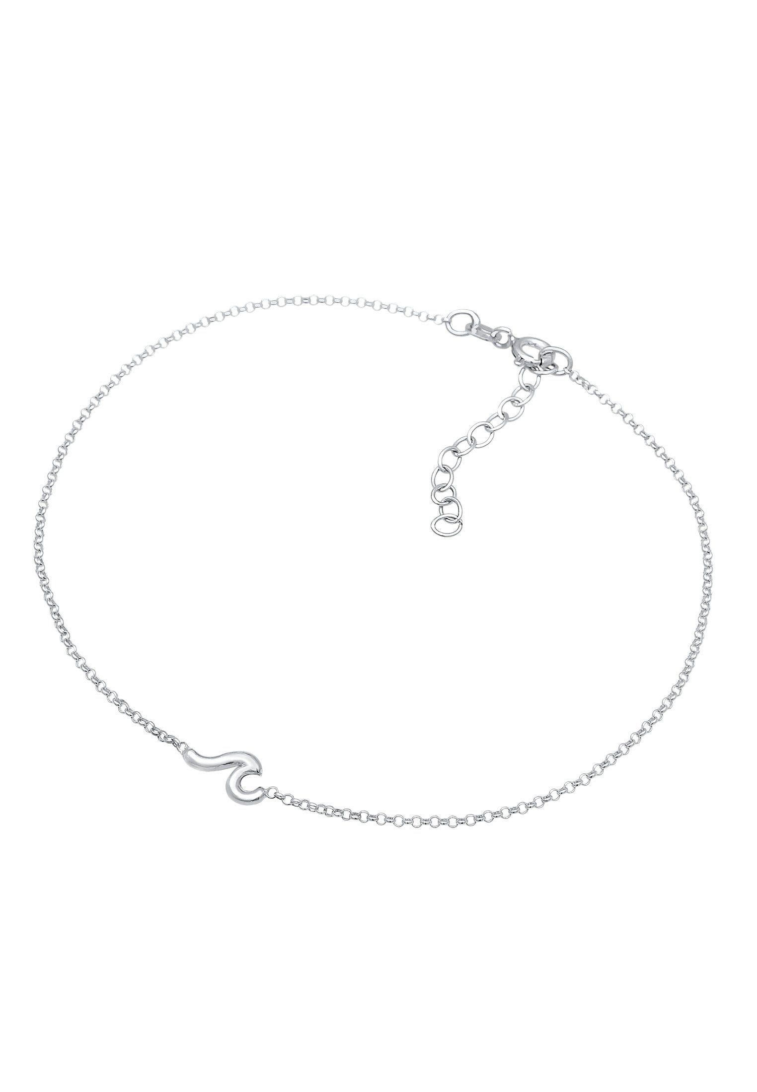 Elli Fußkette Wellen Wave Strand Maritim 925 Silber, Wellen günstig online kaufen