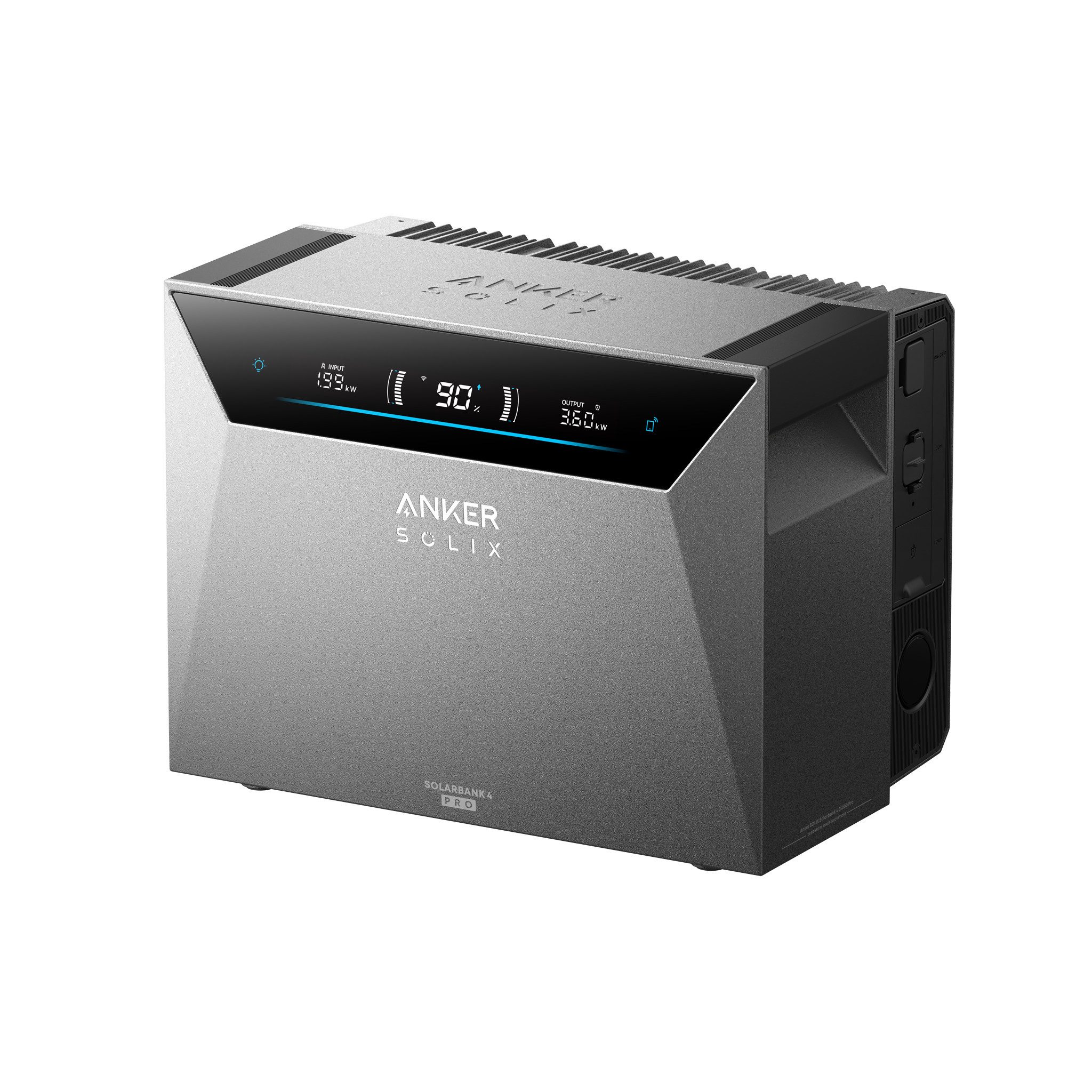 Anker Balkonkraftwerk Anker SOLIX Solarbank 4 E5000 Pro 5000W Solarspeicher, 2500 W, (Set), mit 2500W Ausgangsleistung, IP66