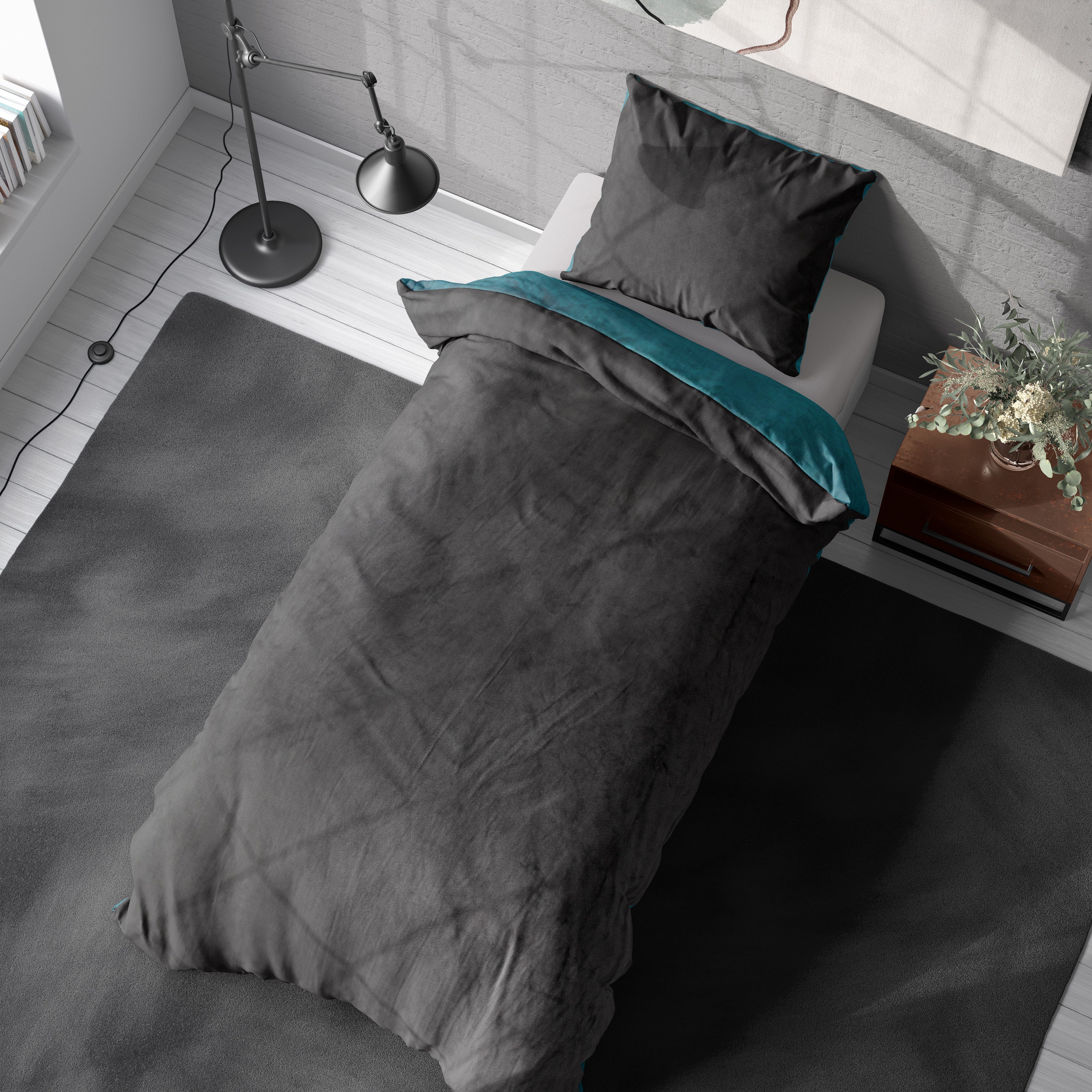 livessa Bettwäsche Cashmere Touch Bettwäsche – kuschelig, mit 80x80 Kissenb günstig online kaufen