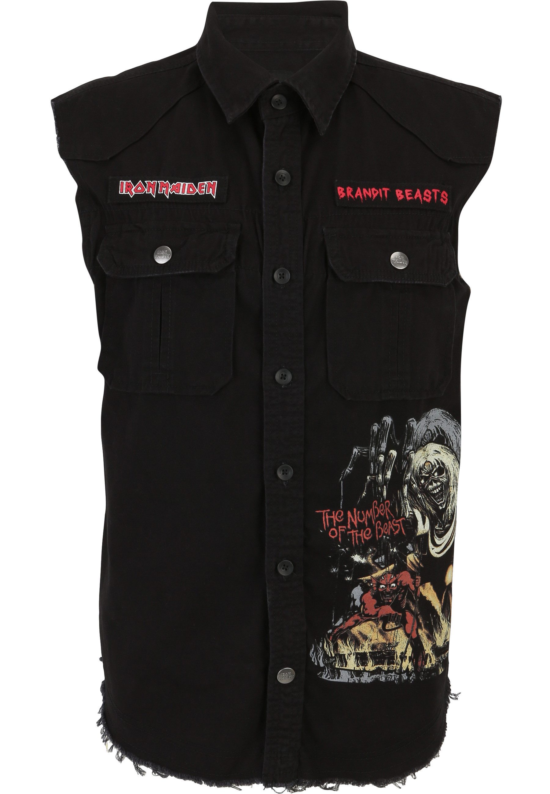 Brandit Muskelshirt Brandit Iron Maiden Vintage Shirt sleeveless NOTB (1-tlg)