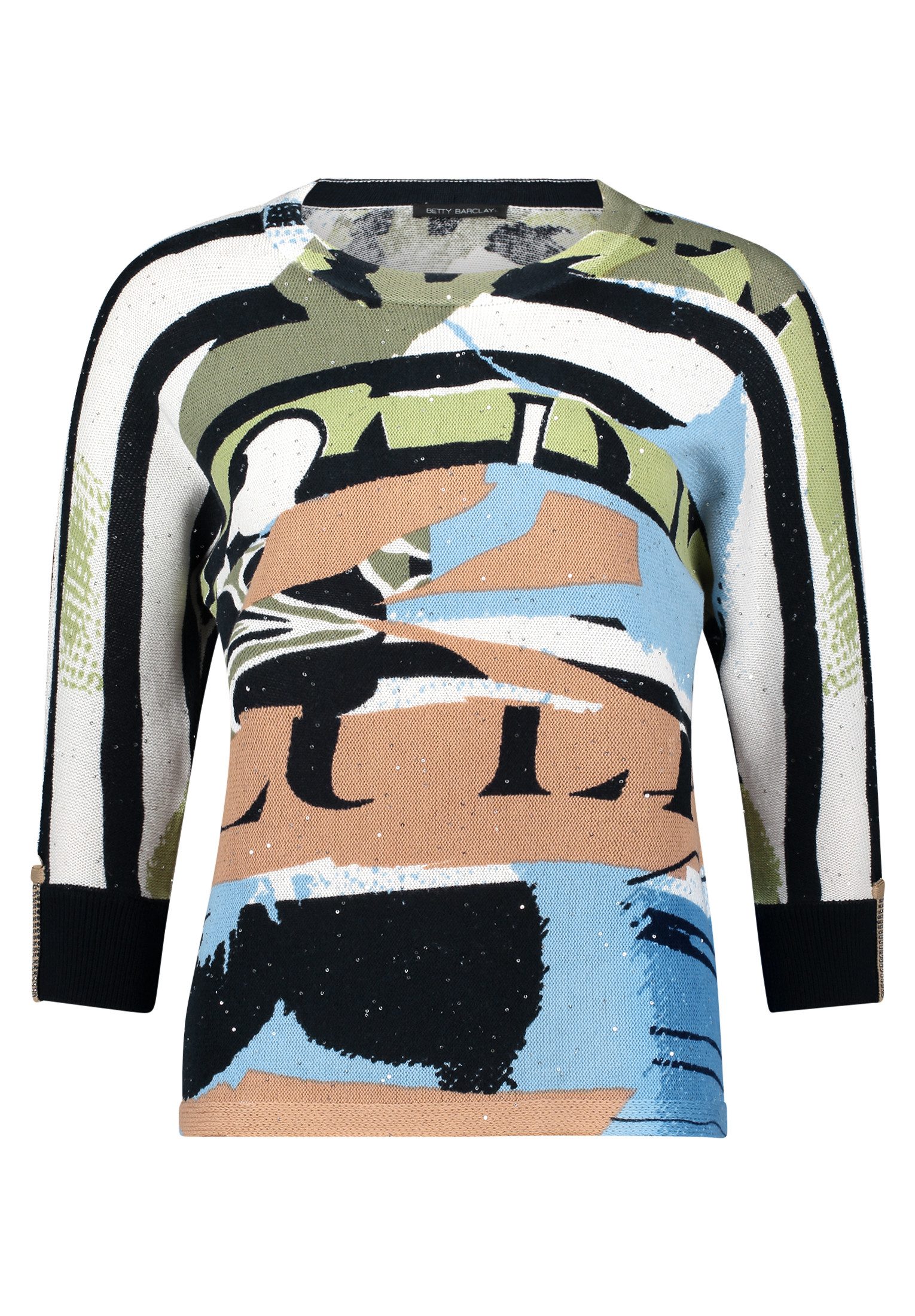 Betty Barclay Strickpullover Strickpullover Kurz 3/4 Arm