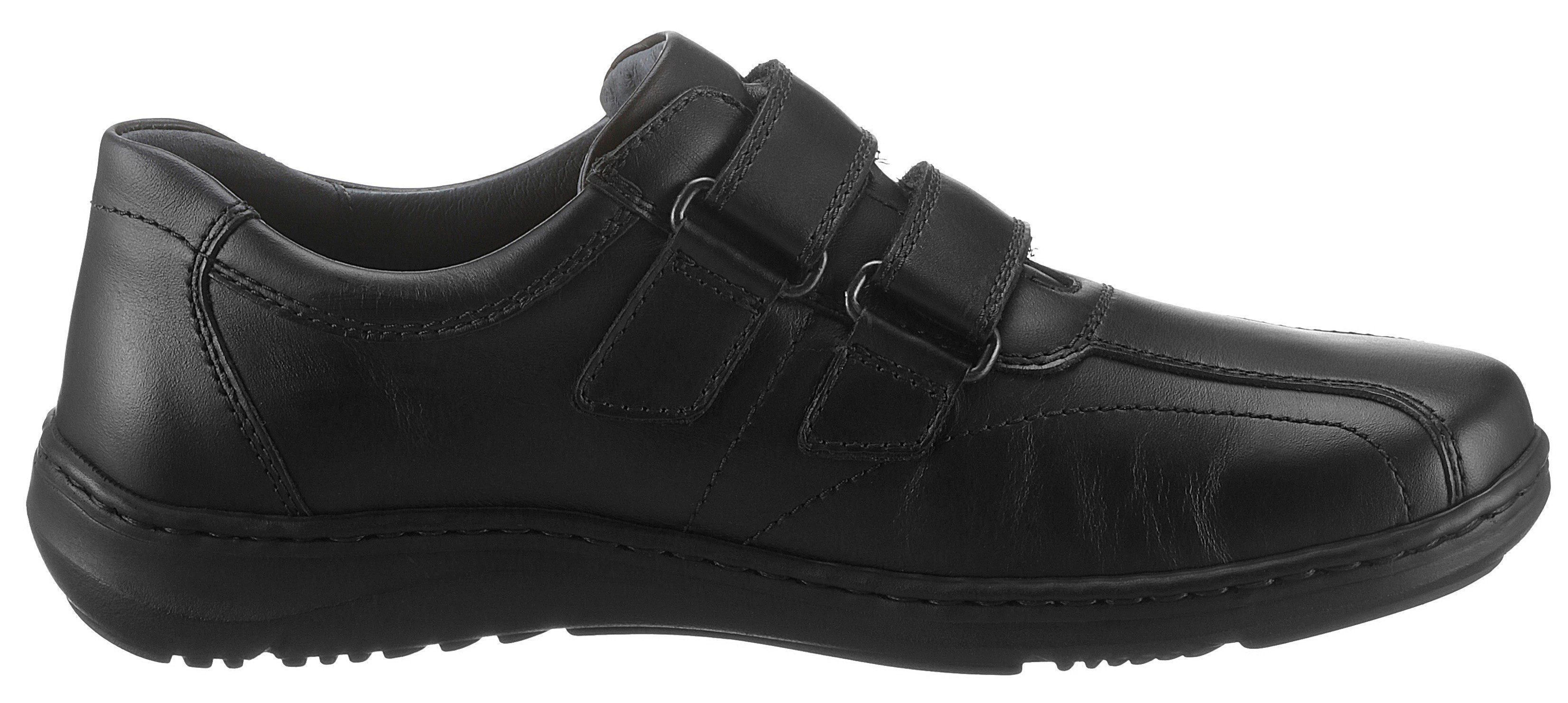 Waldläufer Herwig Klettschuh Slipper, Komfortschuh, Freizeitschuh mit Klettverschlüssen, G-Weite