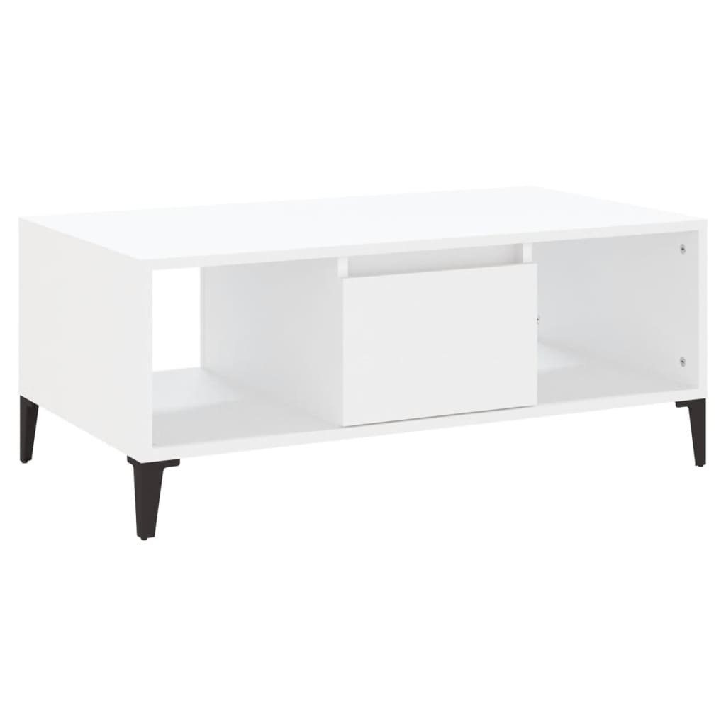 vidaXL Couchtisch Couchtisch Weiß 90x50x36,5 cm günstig online kaufen