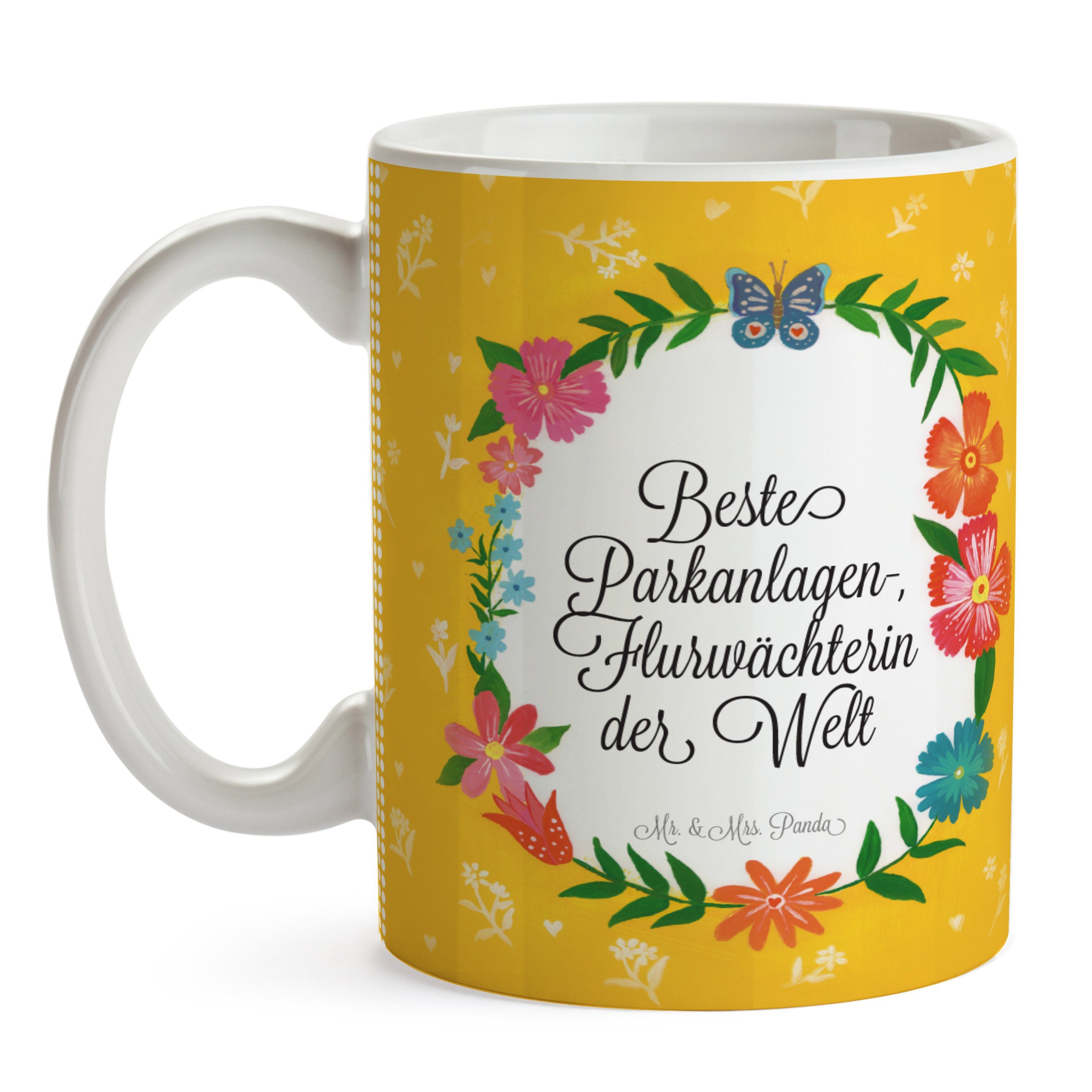 Geschenk, Mr. - Mrs. Bachelor, Keramik Tasse Parkanlagen-, & Teebecher, Flurwächterin Keramikt, Panda