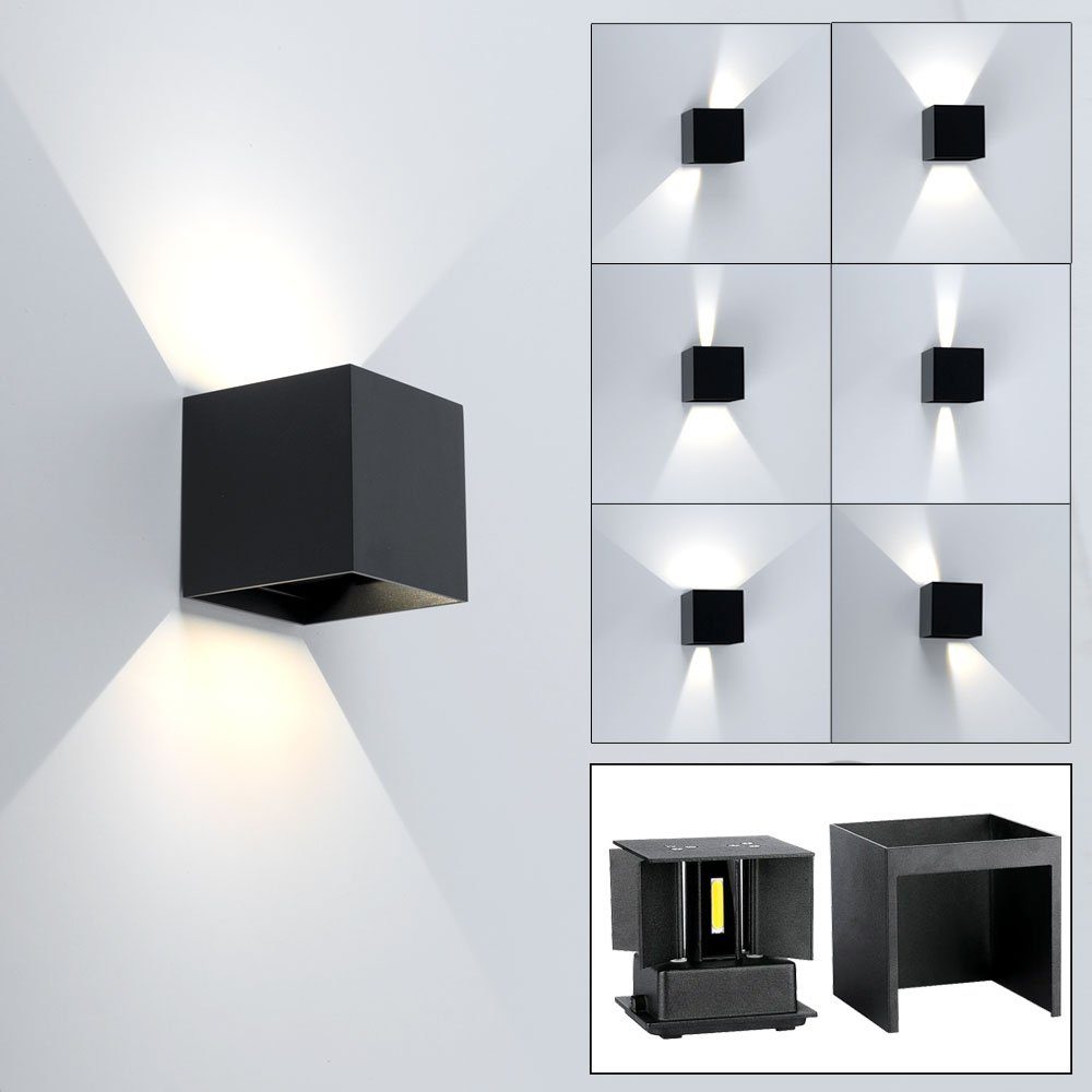 V-TAC LED Außen-Wandleuchte, LED-Leuchtmittel fest verbaut, günstig online kaufen