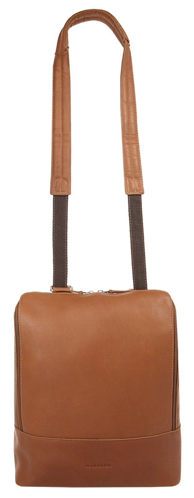 Harold's Cityrucksack cognac echt Leder CAMPO