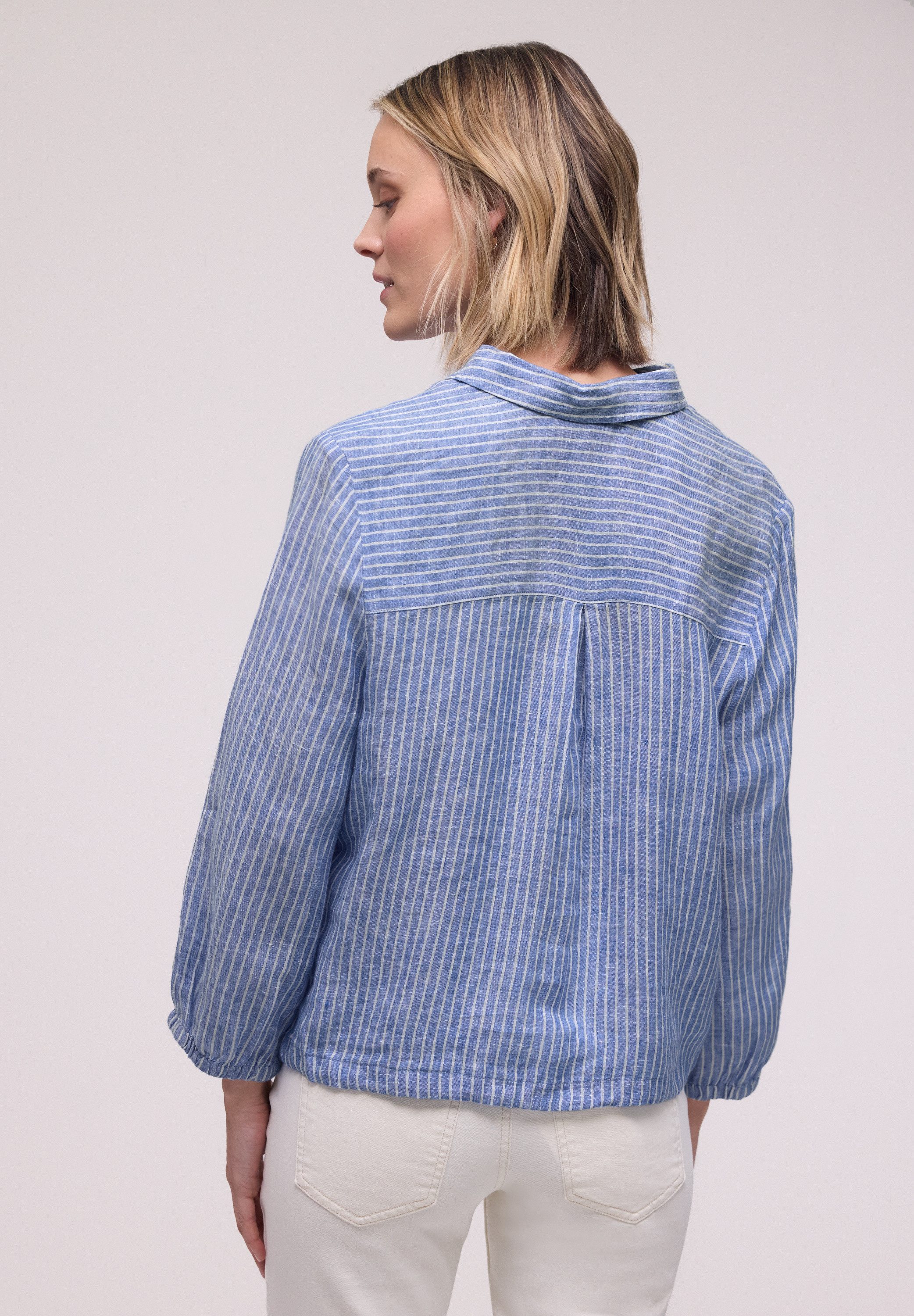 STREET ONE Hemdbluse aus Leinen günstig online kaufen