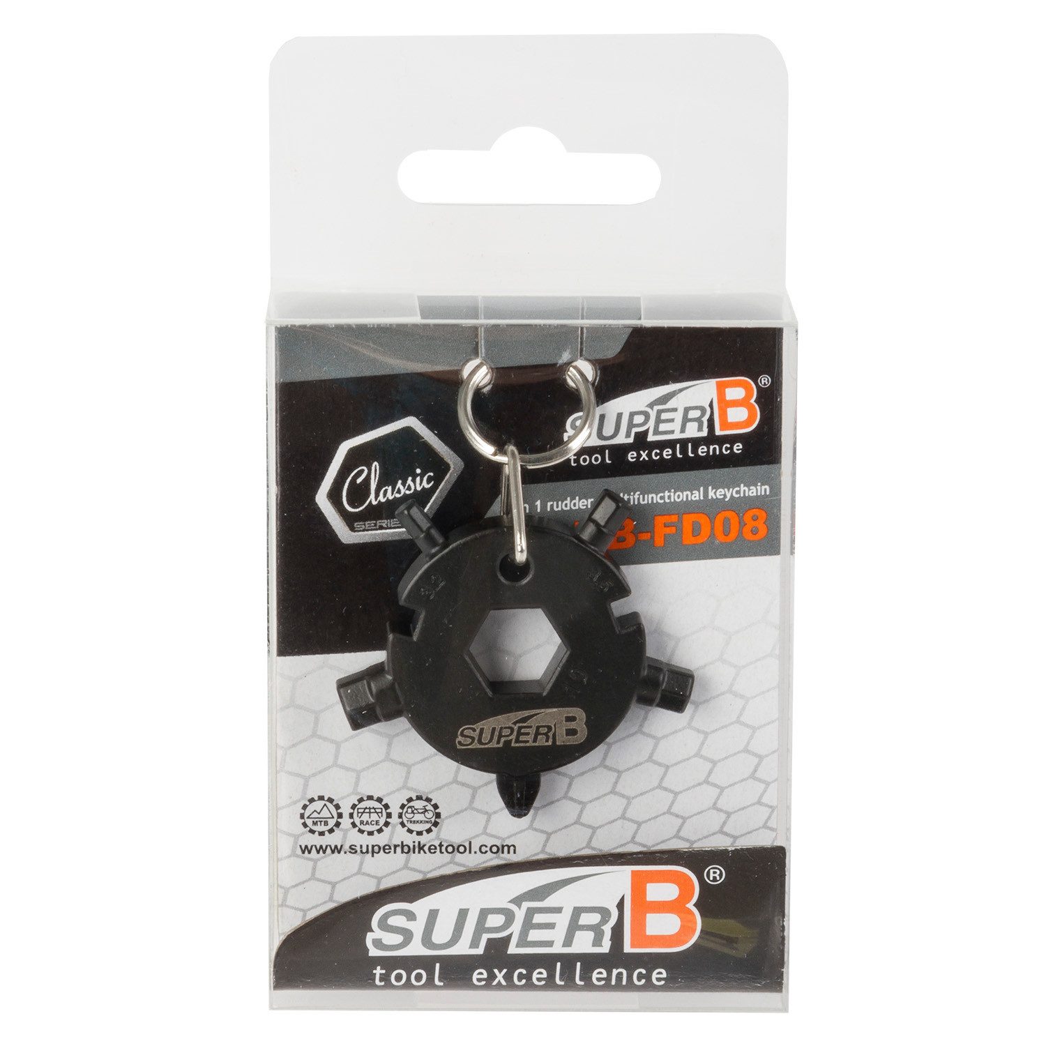KHEbikes Multitool KHE Super B Multitool 8-in-1 mit Innensechskant & Speichenschlüssel, BMX