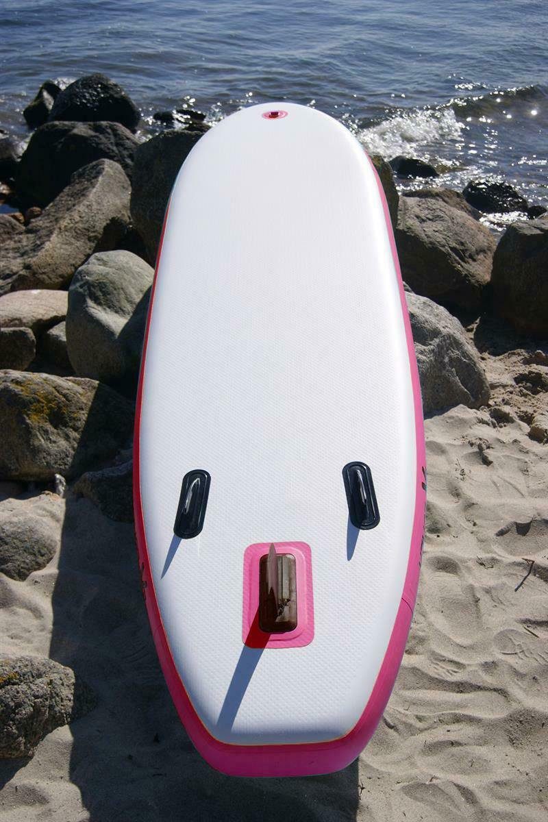 Sport Boards EXPLORER Inflatable SUP-Board Explorer SUP 300 pink, (Set, mit Paddel, Pumpe und Transportrucksack)