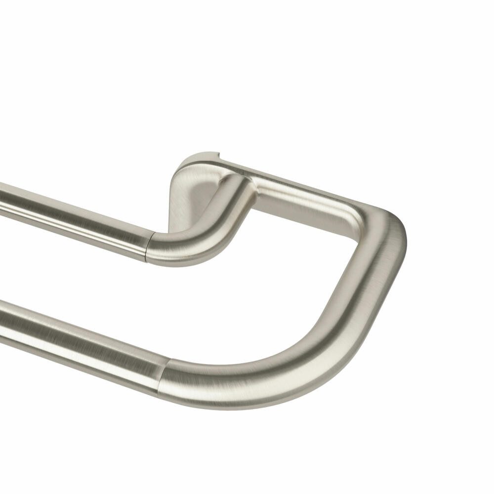 Umbra Gardinenstange Twilight Nickel Matt, 76-213 cm, Stahl, Aluminium