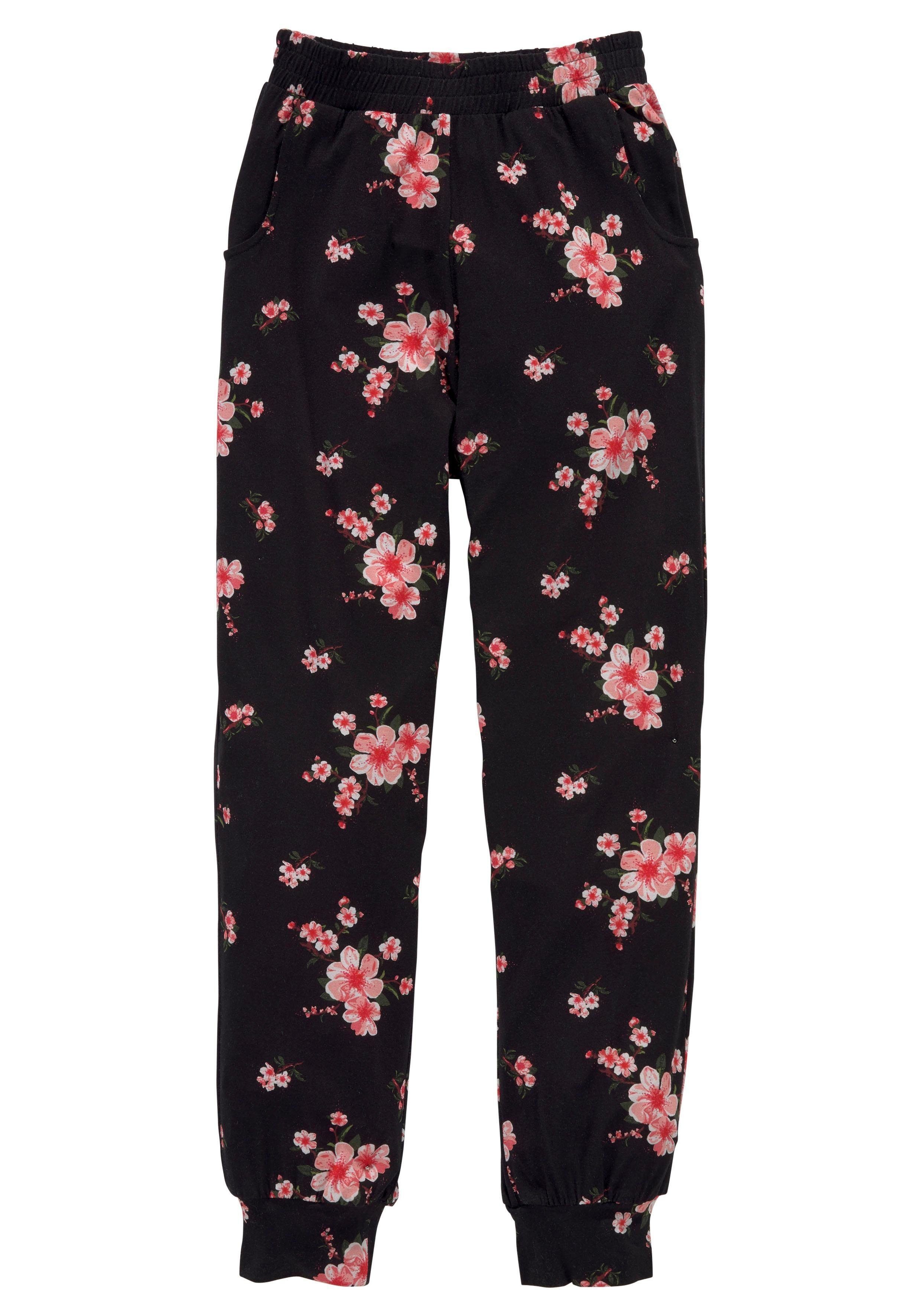 Haremshose Blumen-Allover