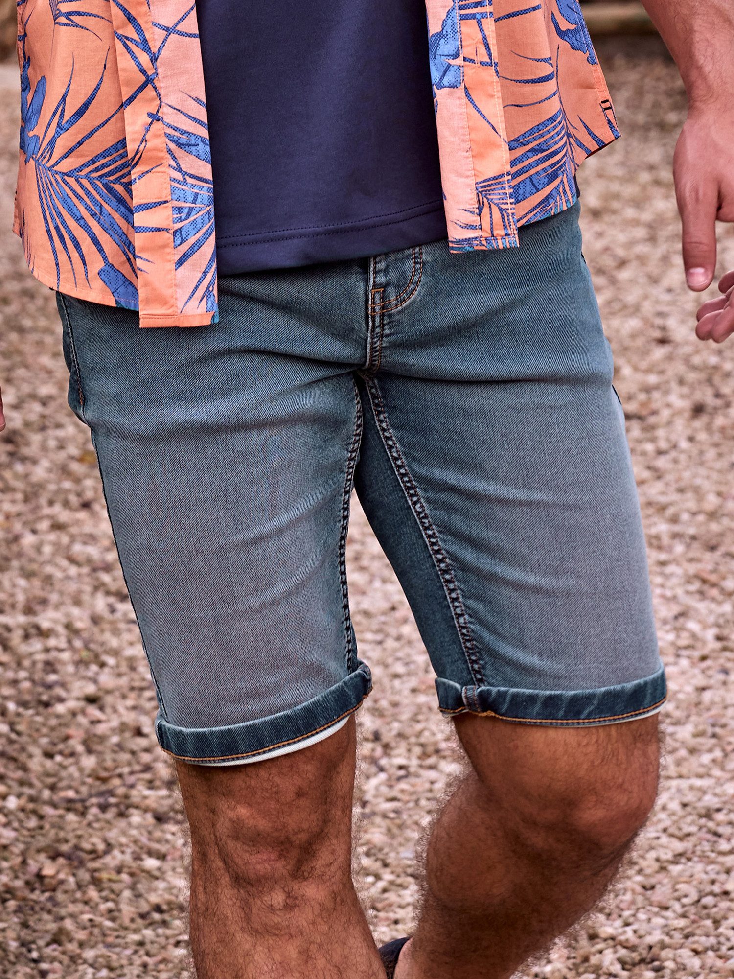 LERROS Jogg-Bermudas LERROS Bequeme Jogg-Denim Bermuda günstig online kaufen