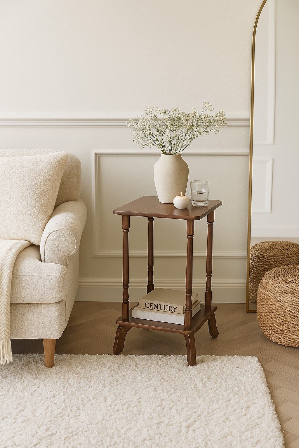 moebel-direkt-online Beistelltisch Sascha (1-St), mit 2 Ablagen günstig online kaufen