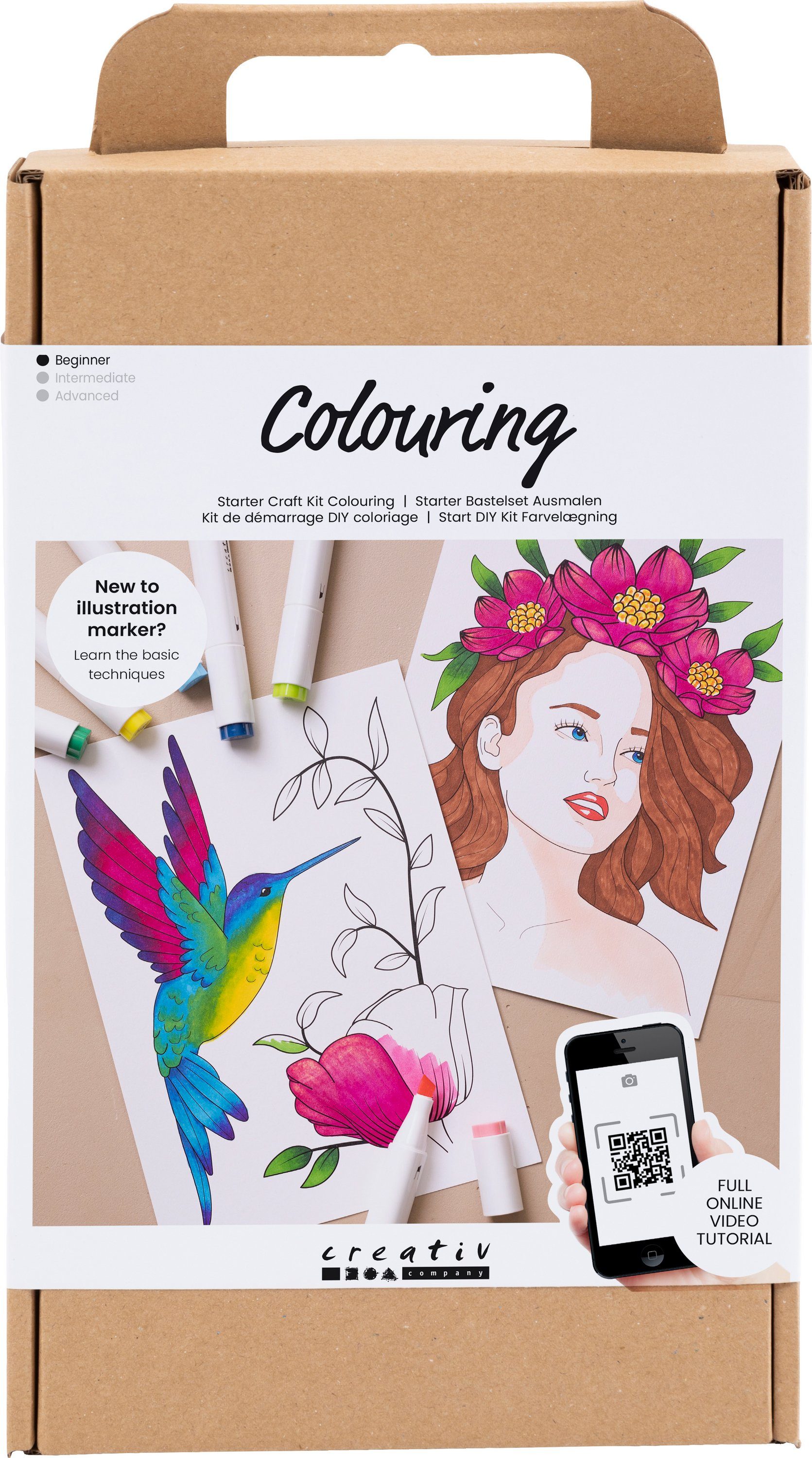 creativ company Kreativset Zeichenmarker, (18-tlg), 18 Teile