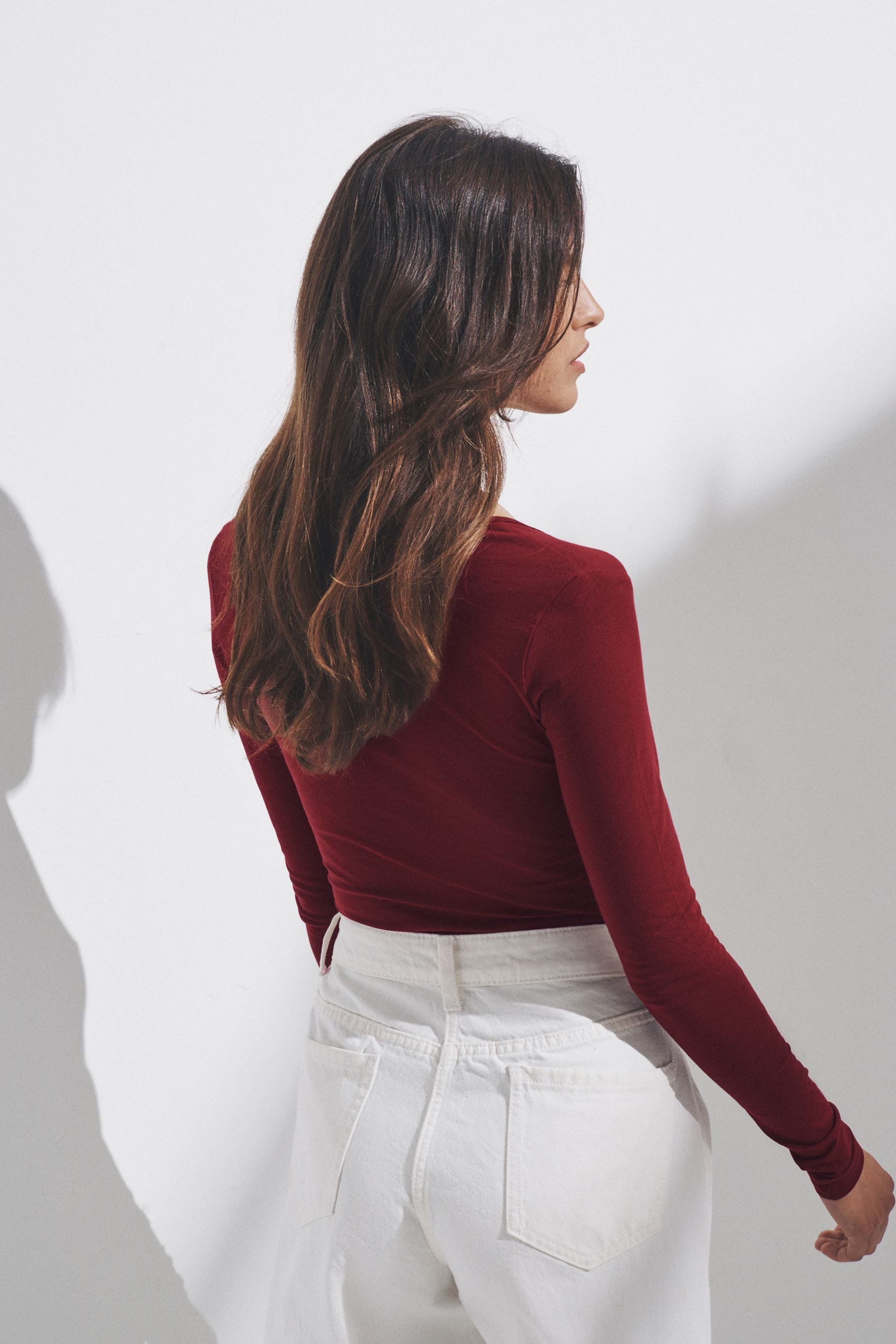 The Set Langarmshirt The Set körpernahe günstig online kaufen