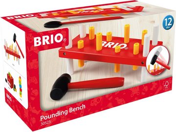 BRIO® Steckspielzeug Klopfbank, rot, FSC®- schützt Wald - weltweit