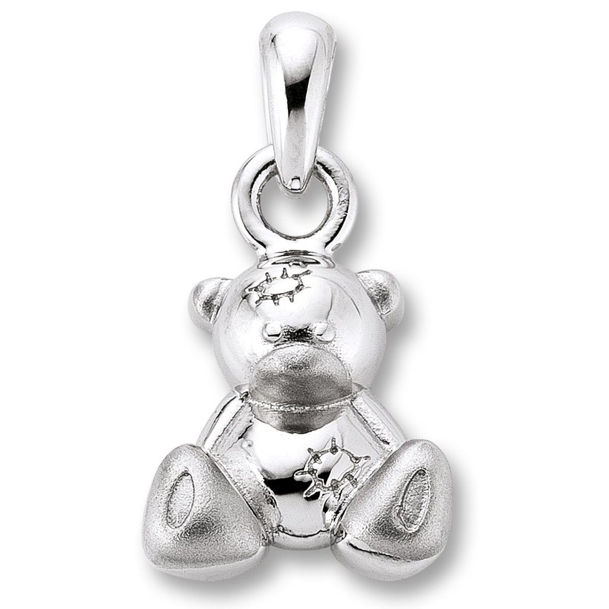 Silber Silber, Damen ELEMENT Anhänger 925 ONE Kettenanhänger Teddybär Teddybär Schmuck aus