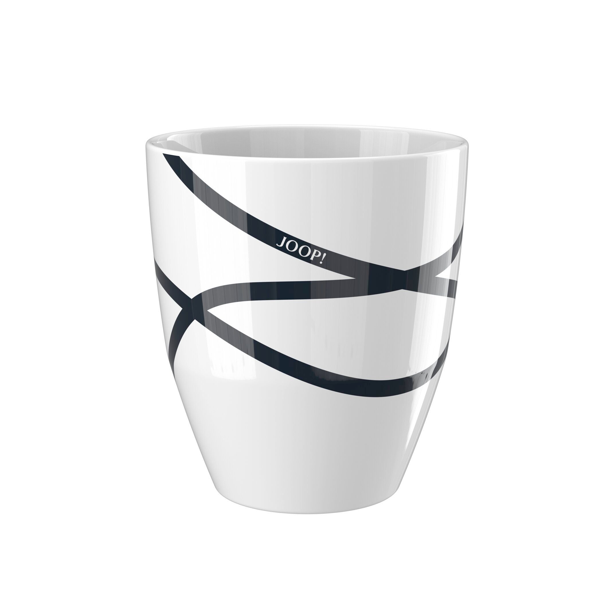 JOOP! Becher JOOP! LIVING - DINING GLAMOUR MUG RIBBON, 1-tlg., Porzellan