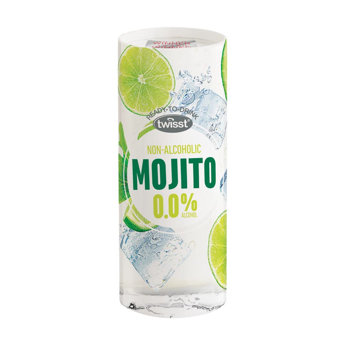 twisst Mixgetränk, Twisst Mojito Spritzig und erfrischend alkoholfrei 240ml 12er Pack