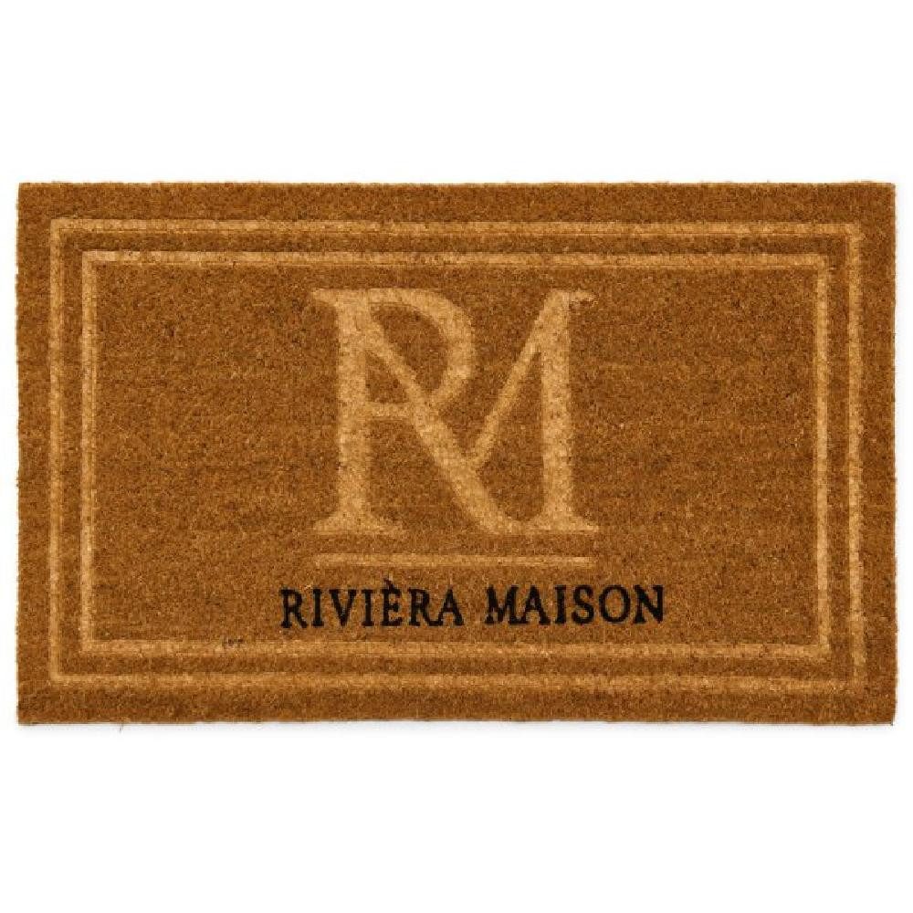 Rivièra Maison Fußmatte Fußmatte Monogram Classic (45x78cm)
