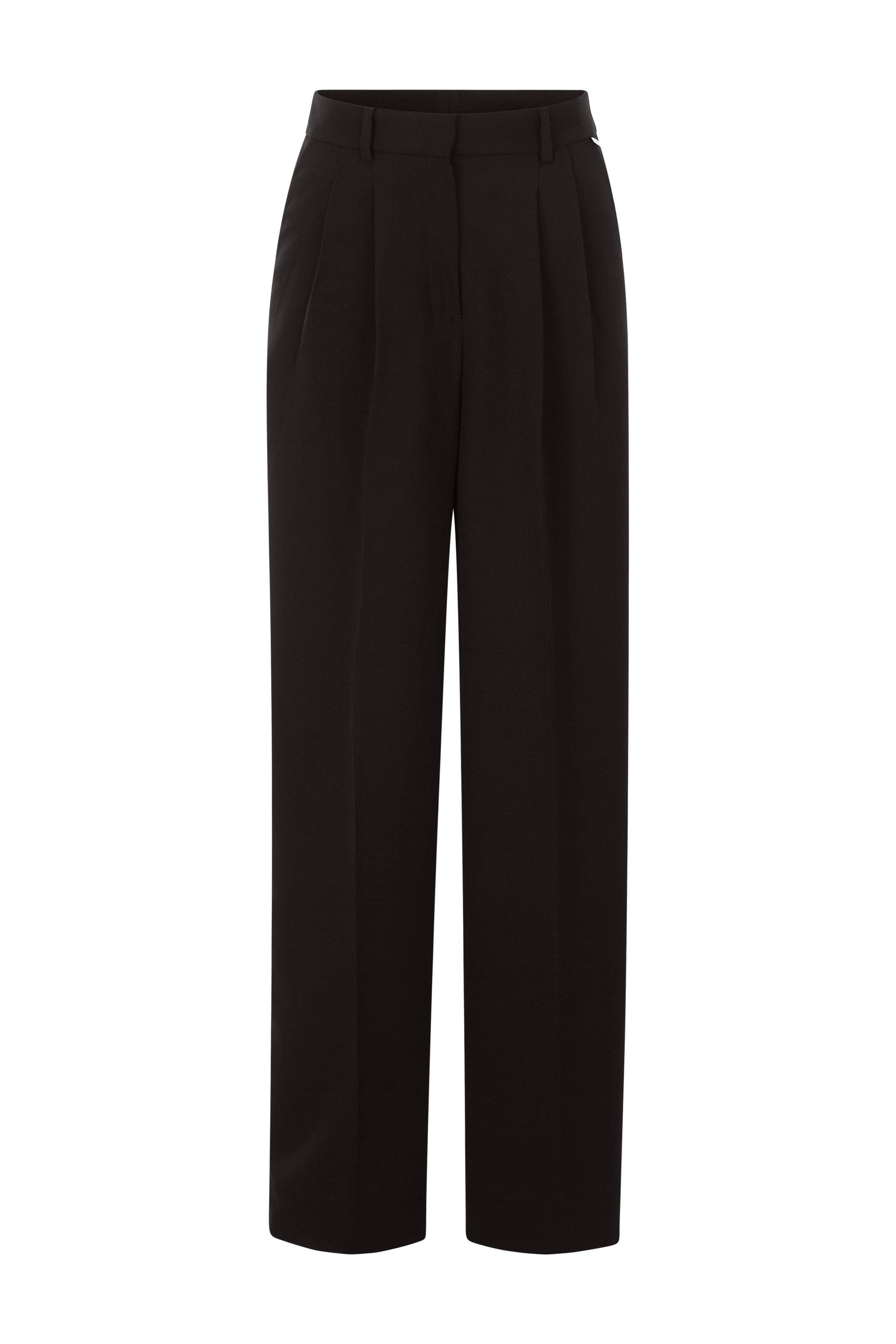 RICHROYAL Bügelfaltenhose Mit Markenlabel über der Tasche