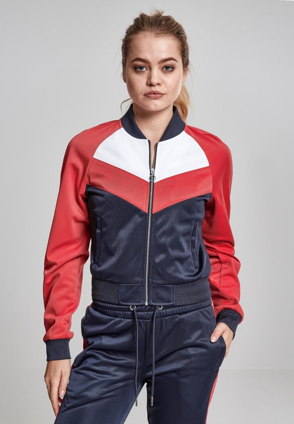 Allwetterjacke Urban Classics Damen Ladies Short Raglan Track Jacket