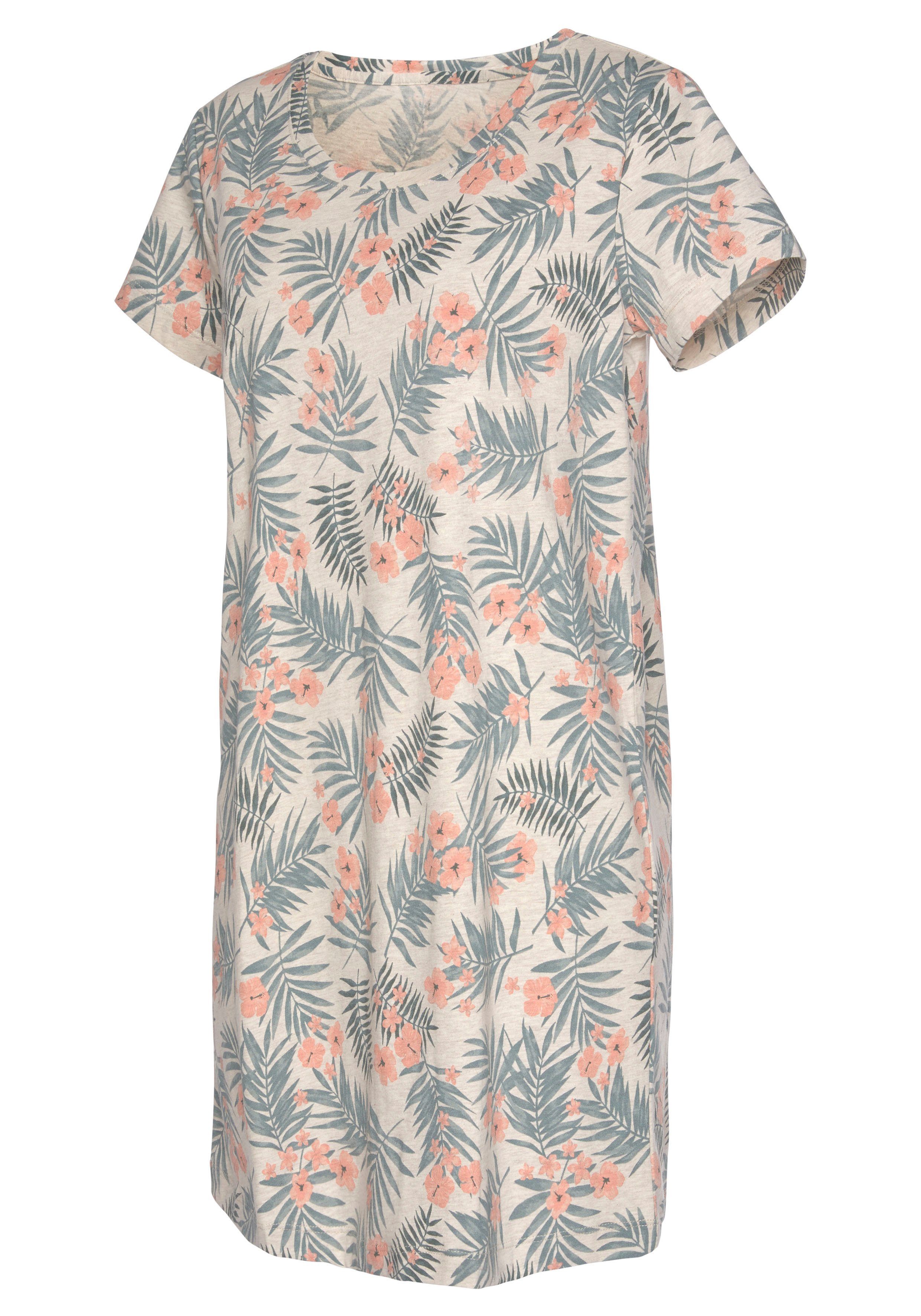 LASCANA Sleepshirt mit Palmen-Print – Bild 5 von 5