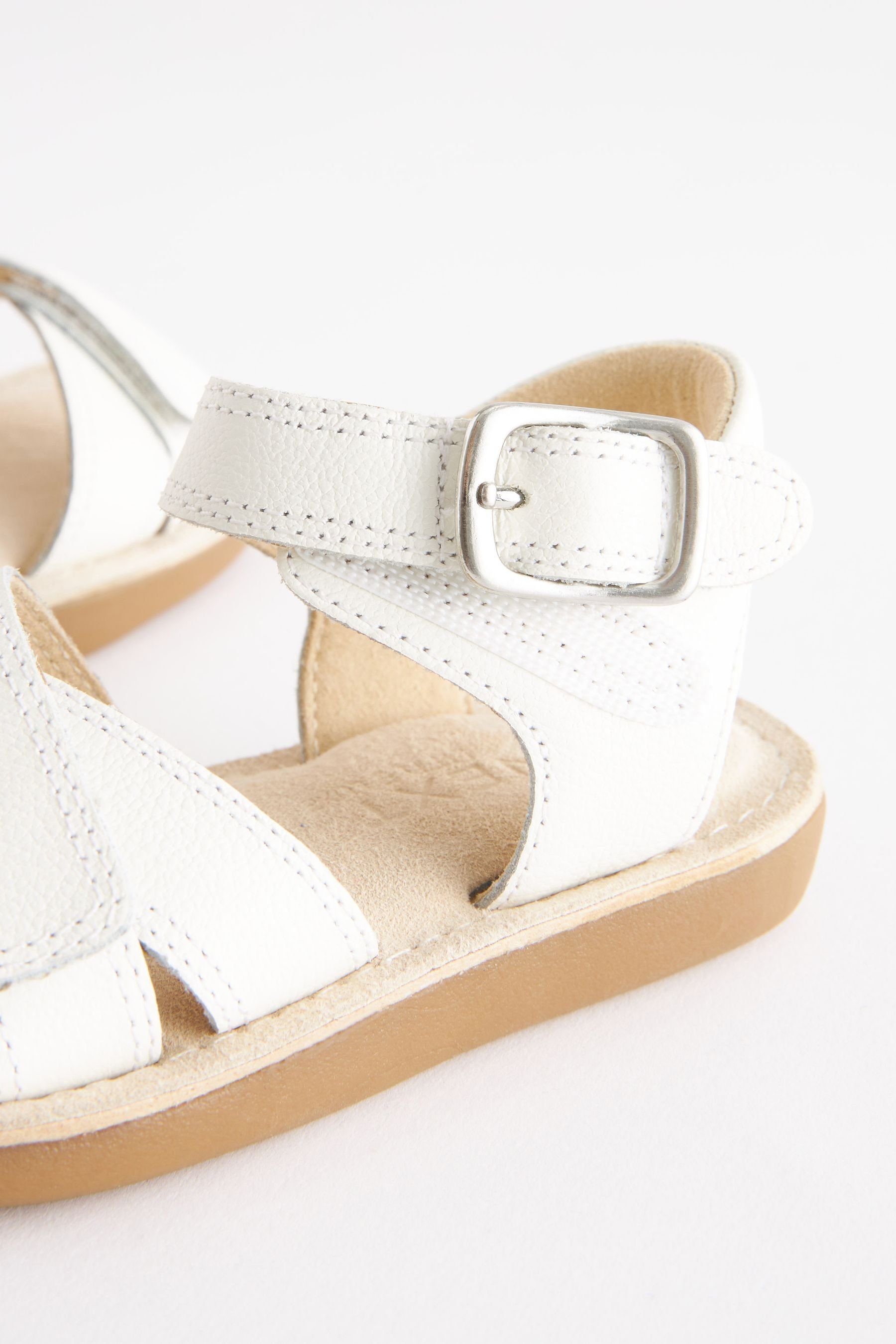 Next Sandale Sandale (1-tlg) Leder White aus