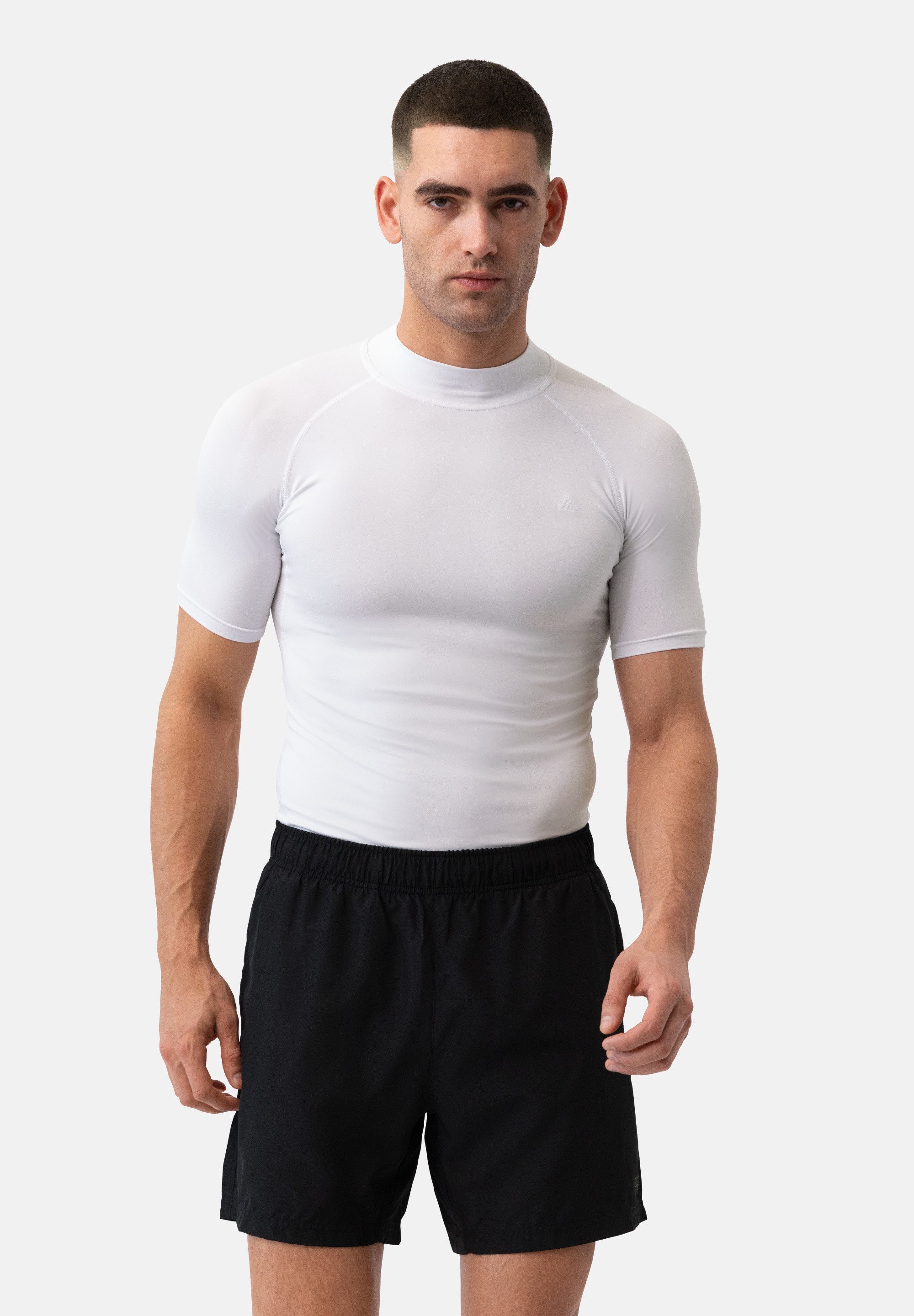 DANISH ENDURANCE Businessshirt Compression SS (2-St) Herren Kompressions-Kurzarm, Atmungsaktiv & Schnelltrocknend