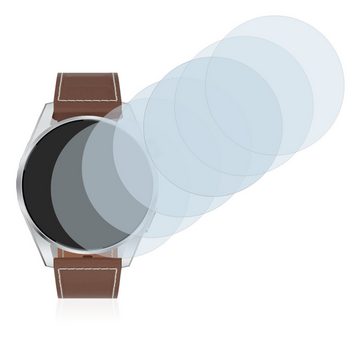 Savvies Schutzfolie für Tisoutec Smartwatch, Displayschutzfolie, 6 Stück, Folie klar