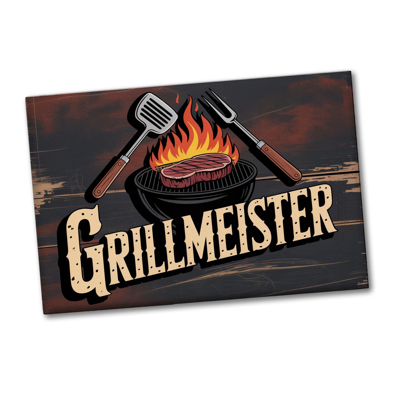 speecheese Magnet Grillmeister Souvenir Magnet für BBQ-Enthusiasten