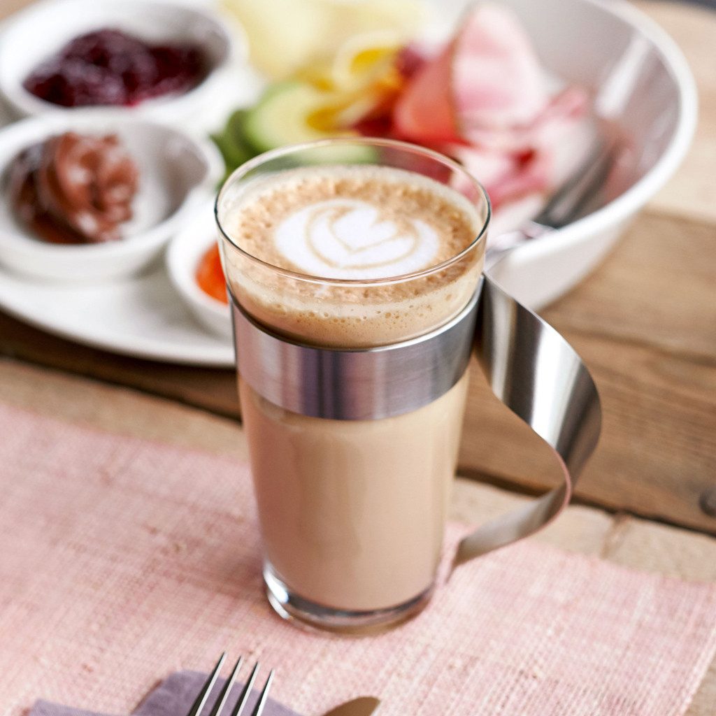 Villeroy & Boch Cappuccinotasse NewWave, Glas, Spülmaschinengeeignet