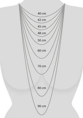 Engelsrufer Silberkette ERNZ-43-12S, ERNZ-48-12S, ERNZ-60-12S, mit Zirkonia (synth)