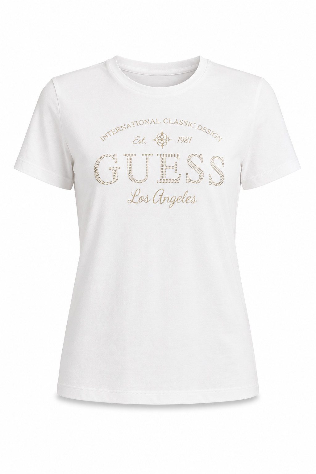 Kurzarmshirt MARINA SS CN T-SHIRT - Kurzarmshirt mit Logodruck
