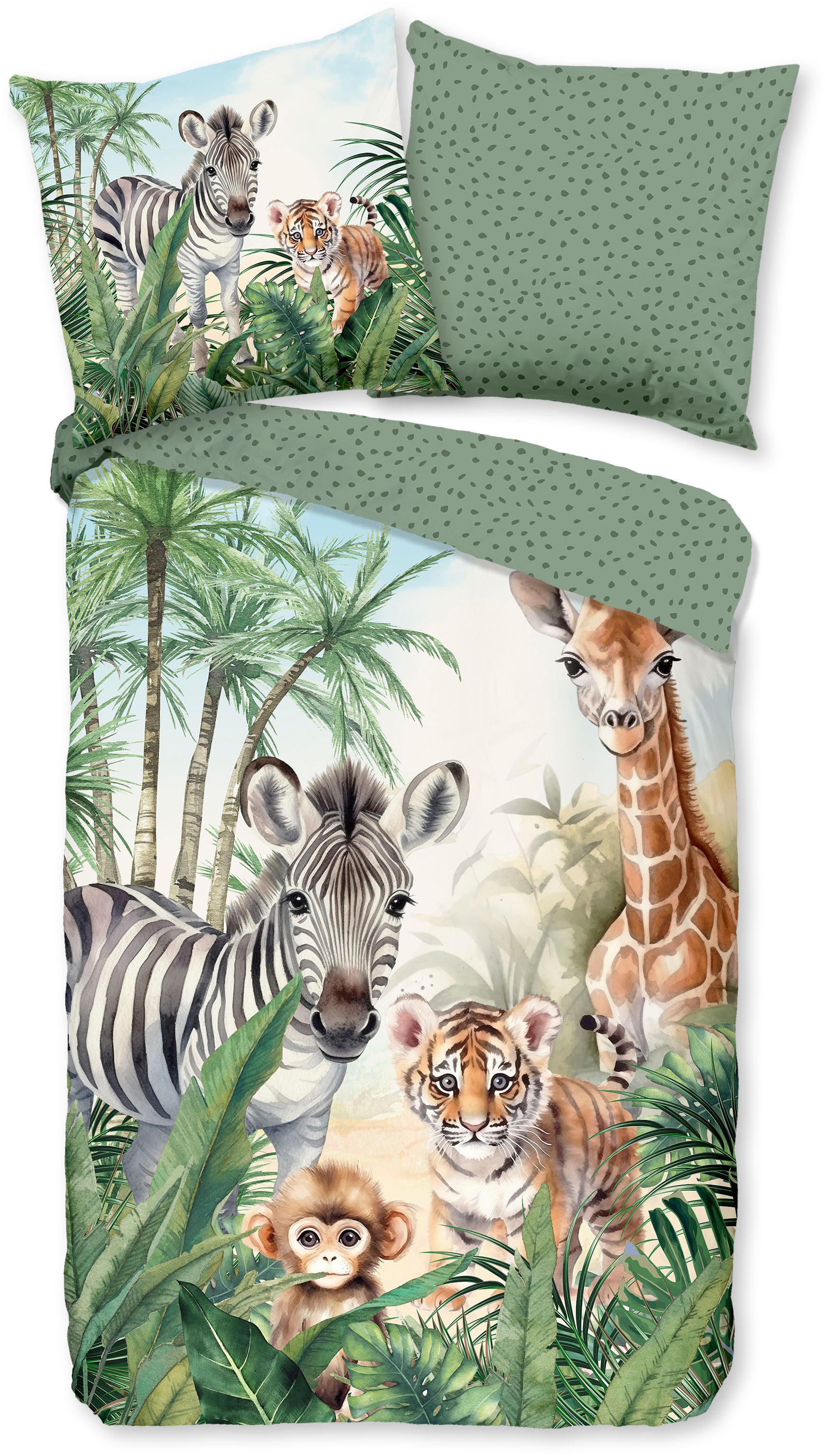 good morning Kinderbettwäsche Thabo, Renforcé, 2 günstig online kaufen