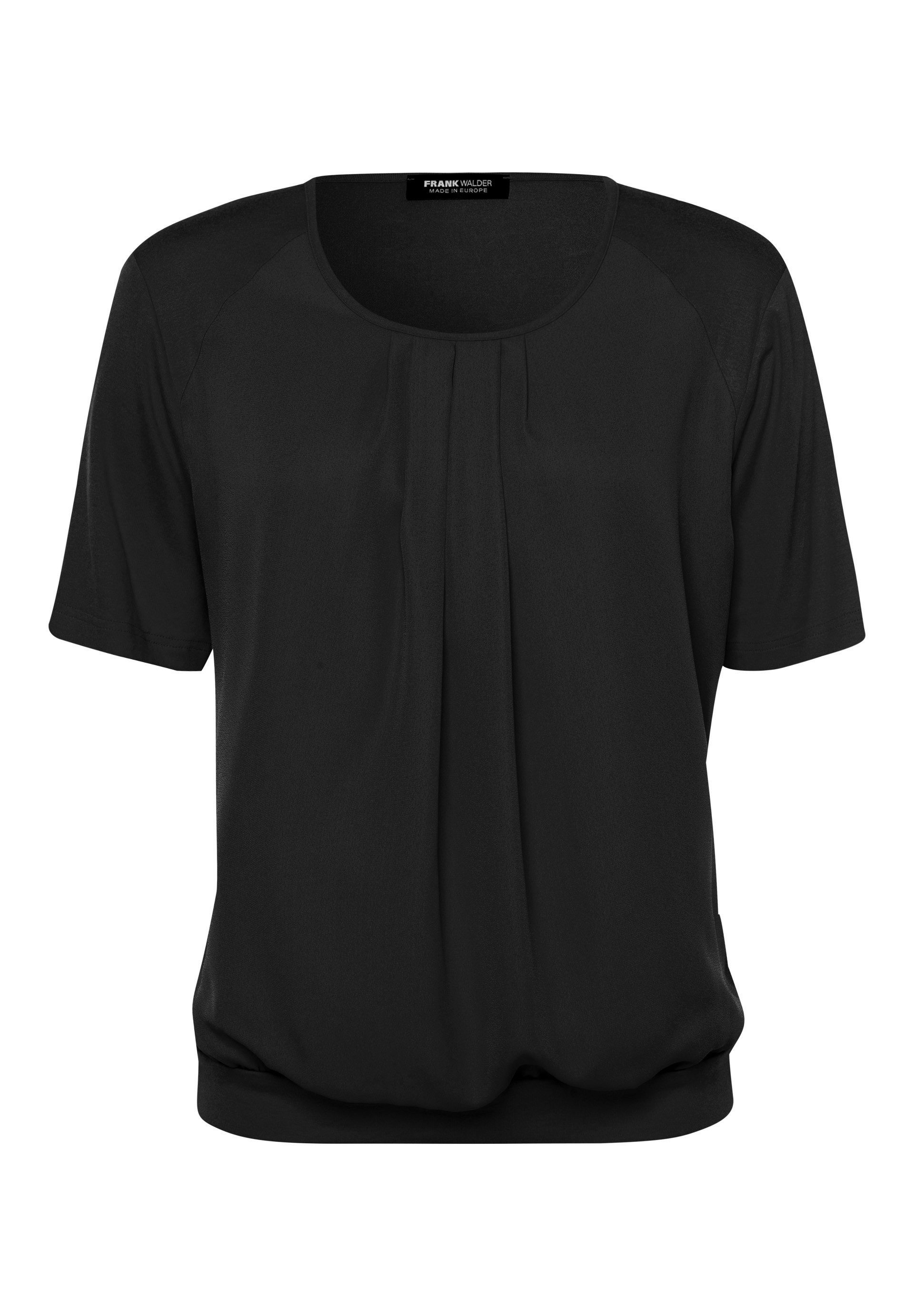 FRANK WALDER T-Shirt im Materialmix