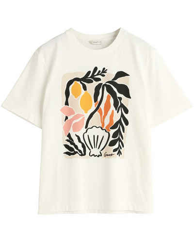 Gant T-Shirt T-Shirt mit Palmenprint