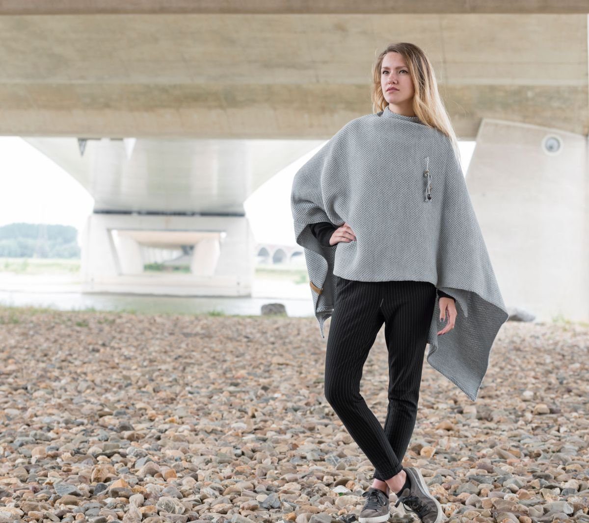 Knit Factory Strickponcho Jazz Poncho capes günstig online kaufen