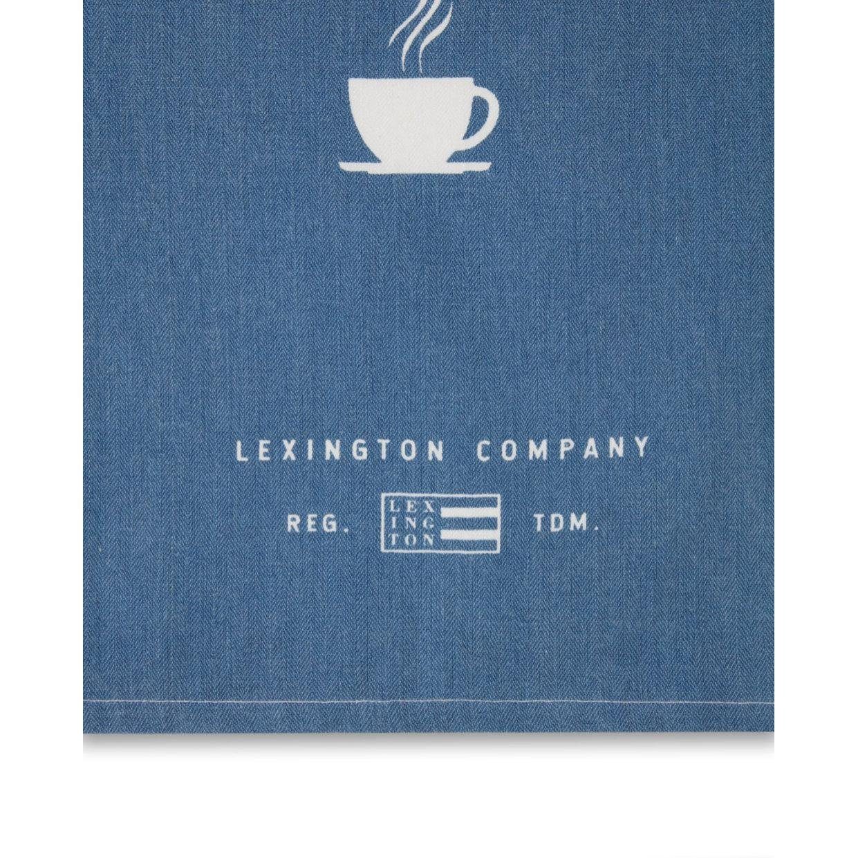 (70x5 Lexington LEXINGTON White Geschirrtuch Blue Cotton Perfect Morning The Geschirrtuch Org