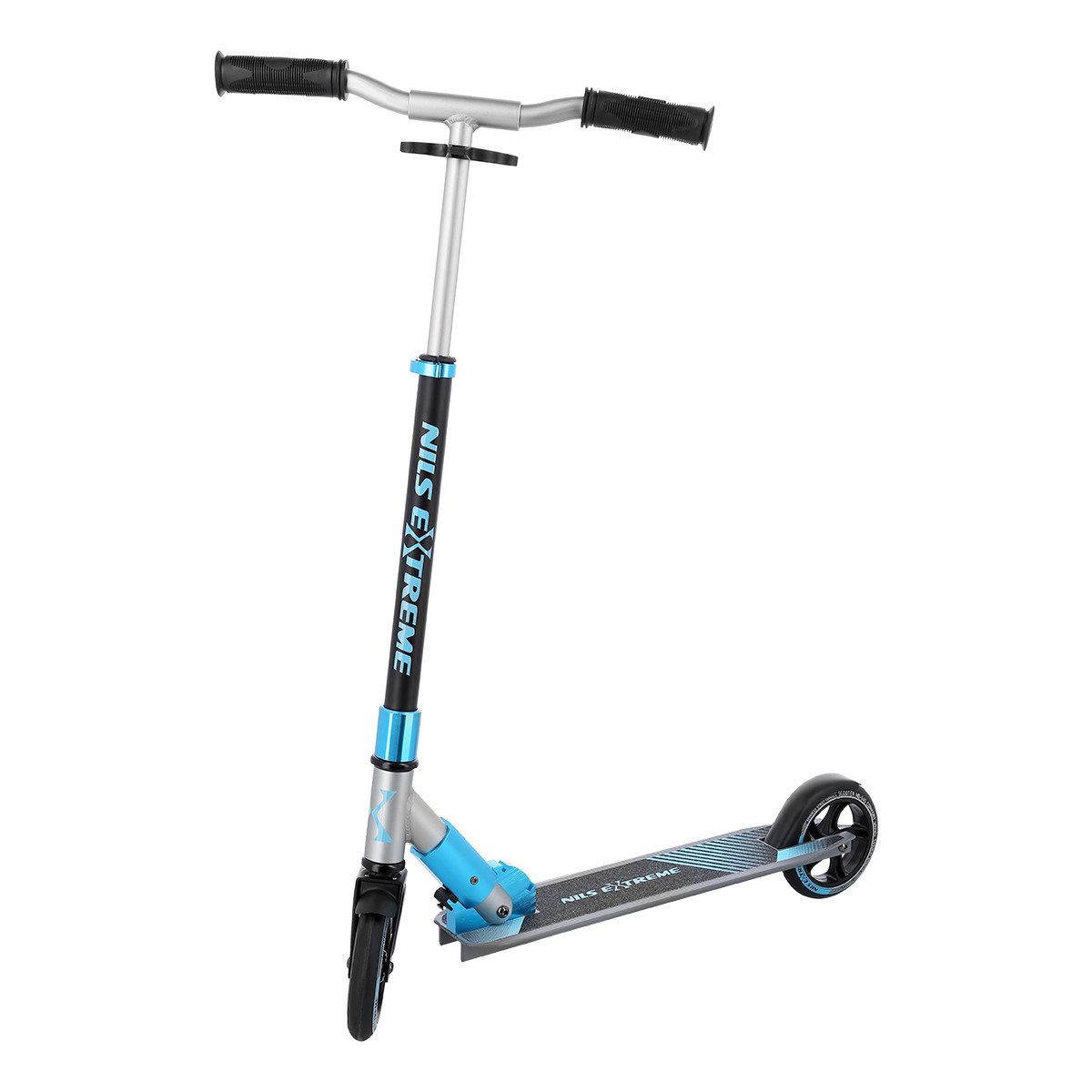 Tretroller Ciryroller große Reifen Scooter Roller blau