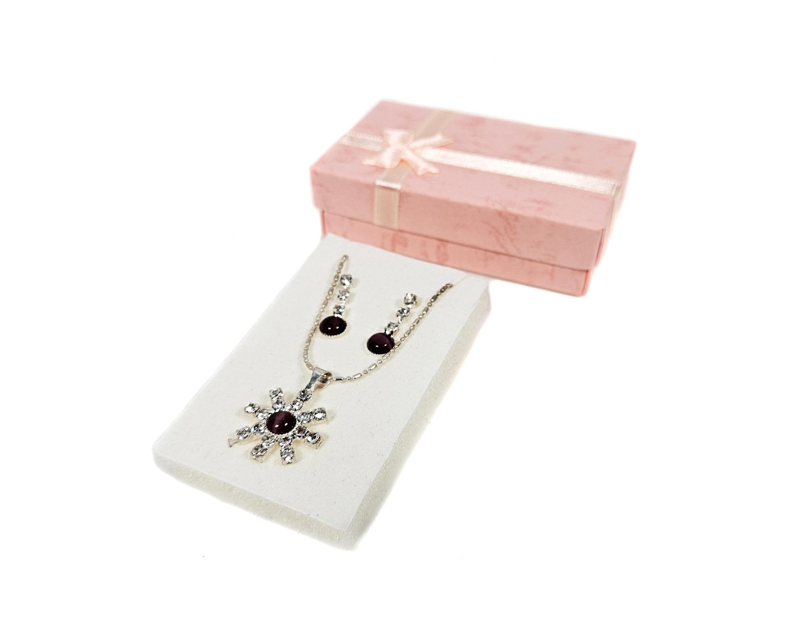 Yudu Schmucketui 10 stück Schmuckbox Geschenkbox für Kette Ringe Ohrstecker
