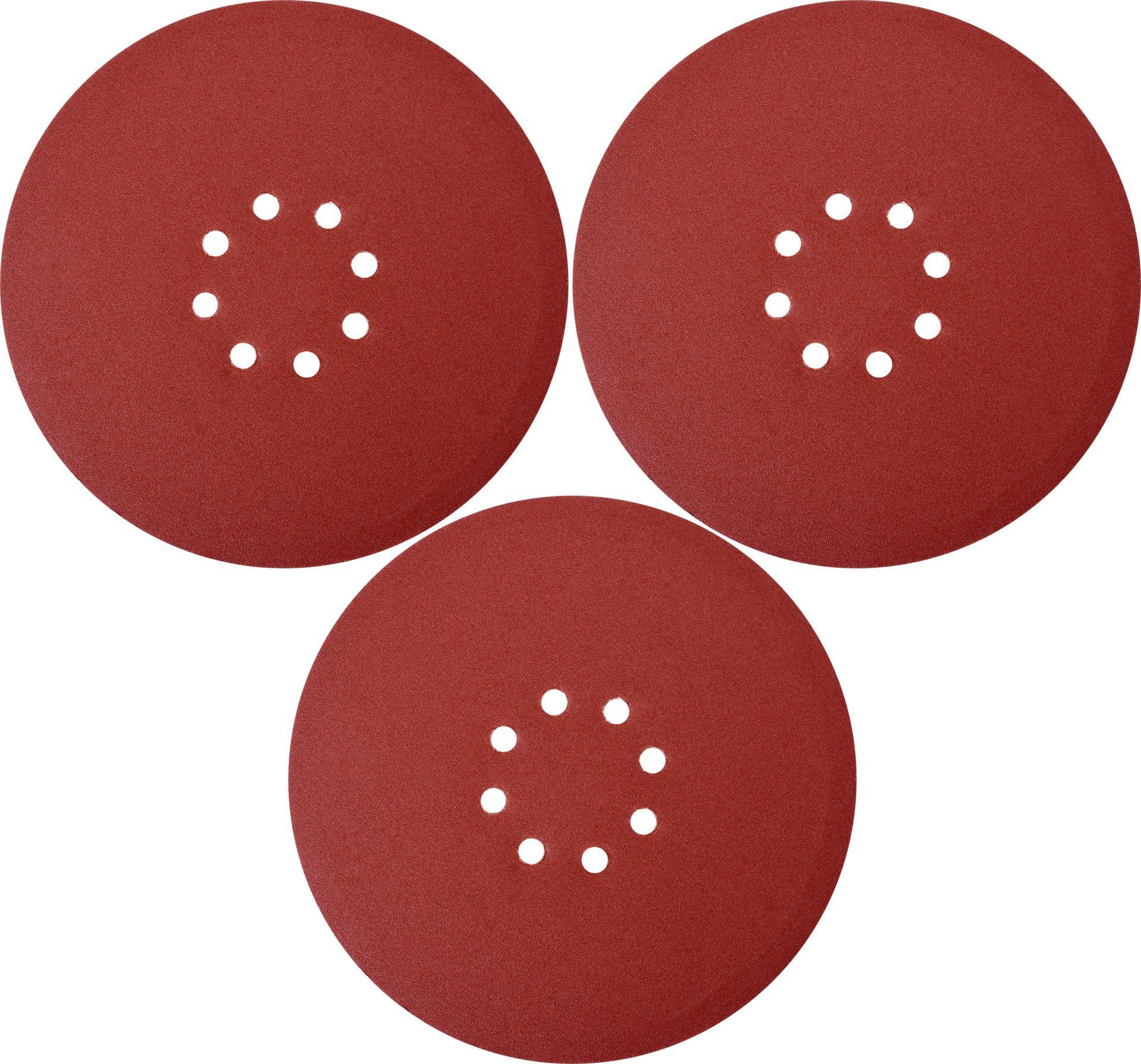 TRIZERATOP Schleifpapier Klett-Schleifpapier 225 mm P80 für Trockenbauschleifer, (Klett-Schleifpapier 225 mm P80 für Trockenbauschleifer, Klett-Schleifpapier 225 mm P80 für Trockenbauschleifer)