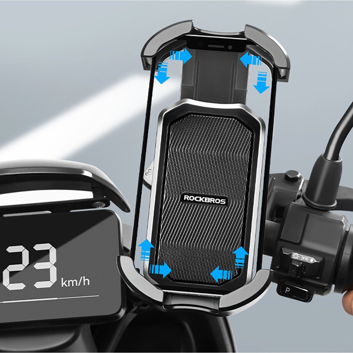 ROCKBROS Fahrradhalter Rockbros Handyhalter Lenker Fahrradhalter