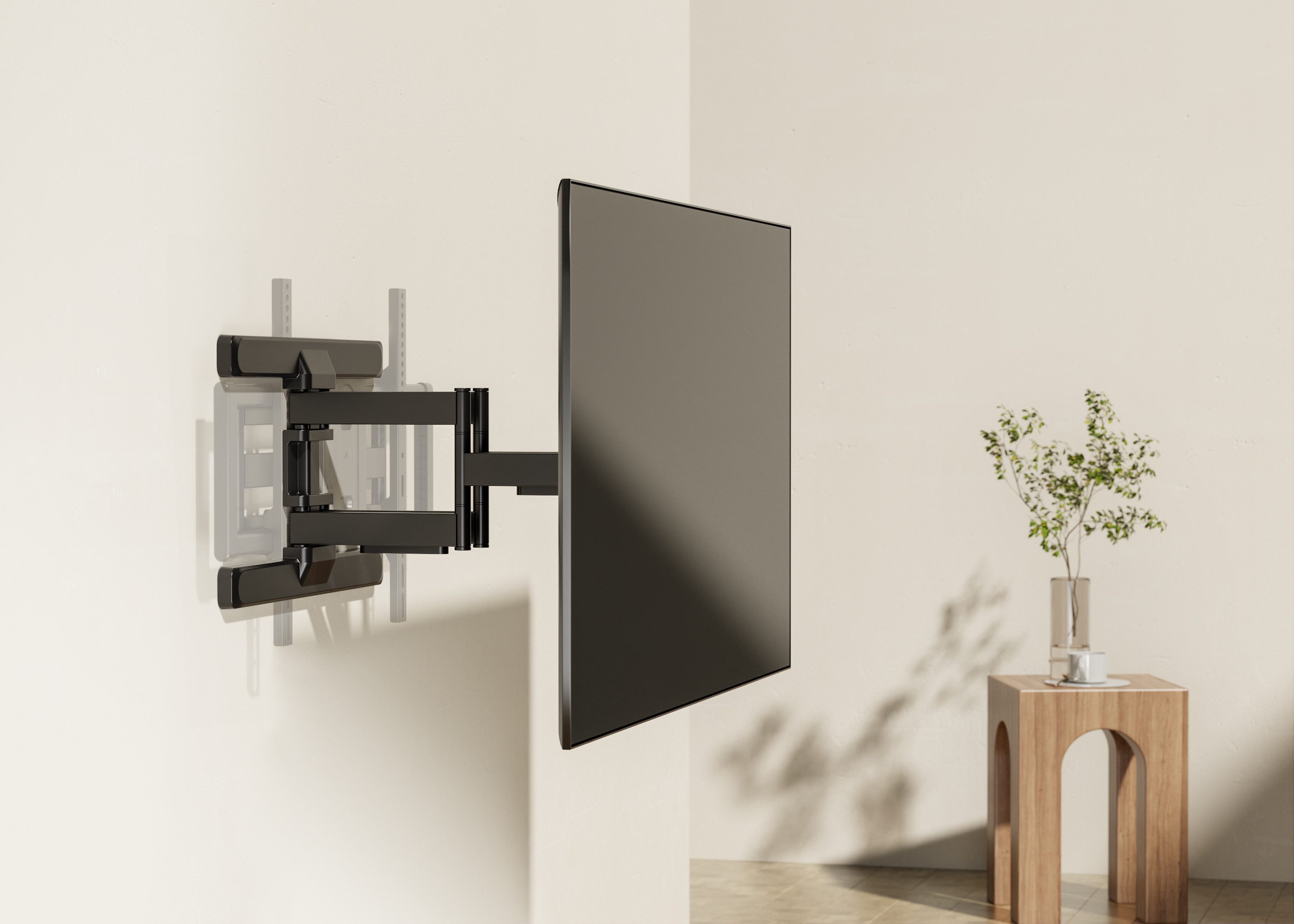 HALTERUNGSPROFI TV-Wandhalterung WMSXL5, (bis 86,00 Zoll, bis 60kg)