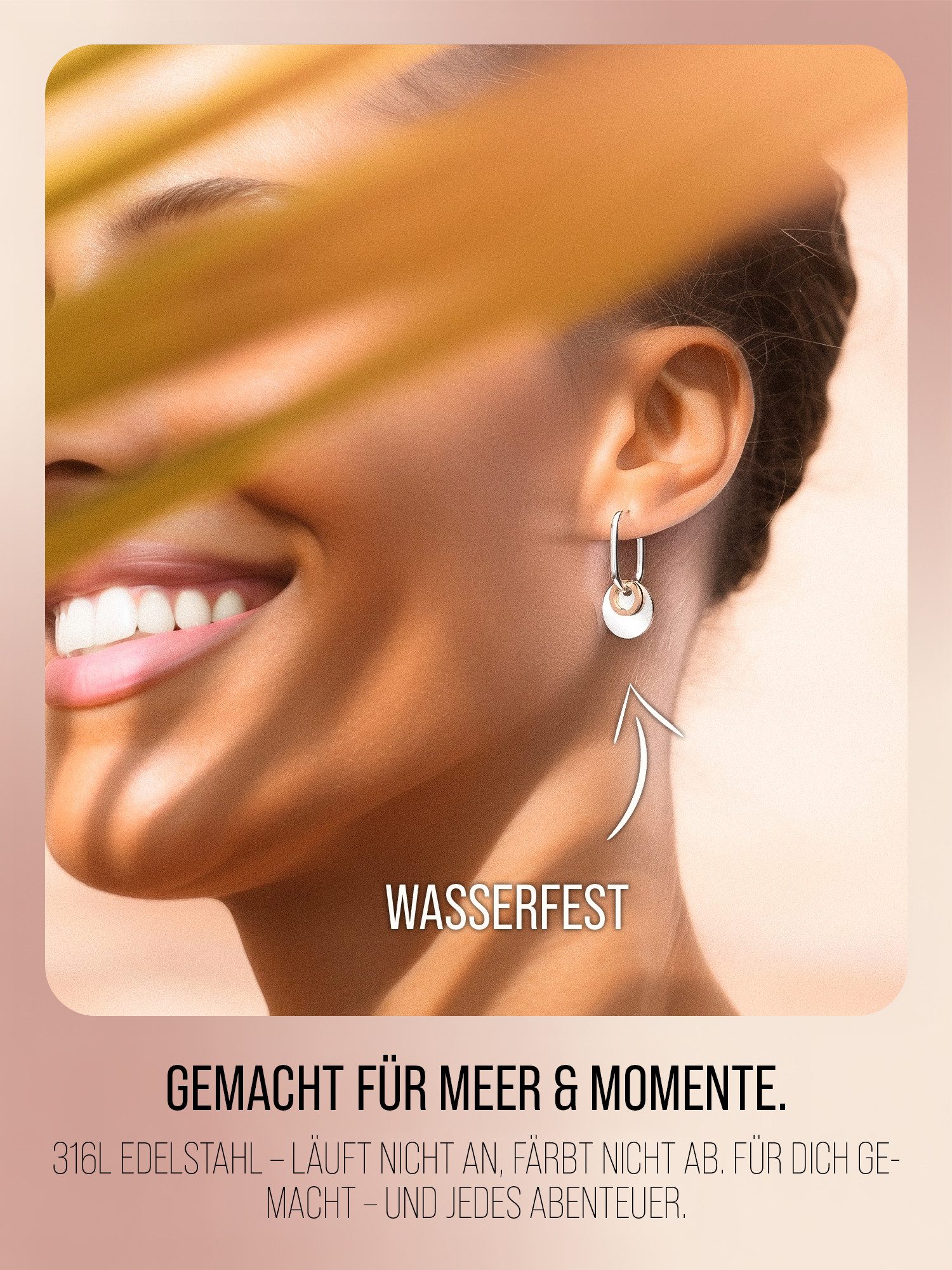 THIORA Paar Creolen Oasis Kollektion (inkl Schmuckbox) – Bild 3 von 5