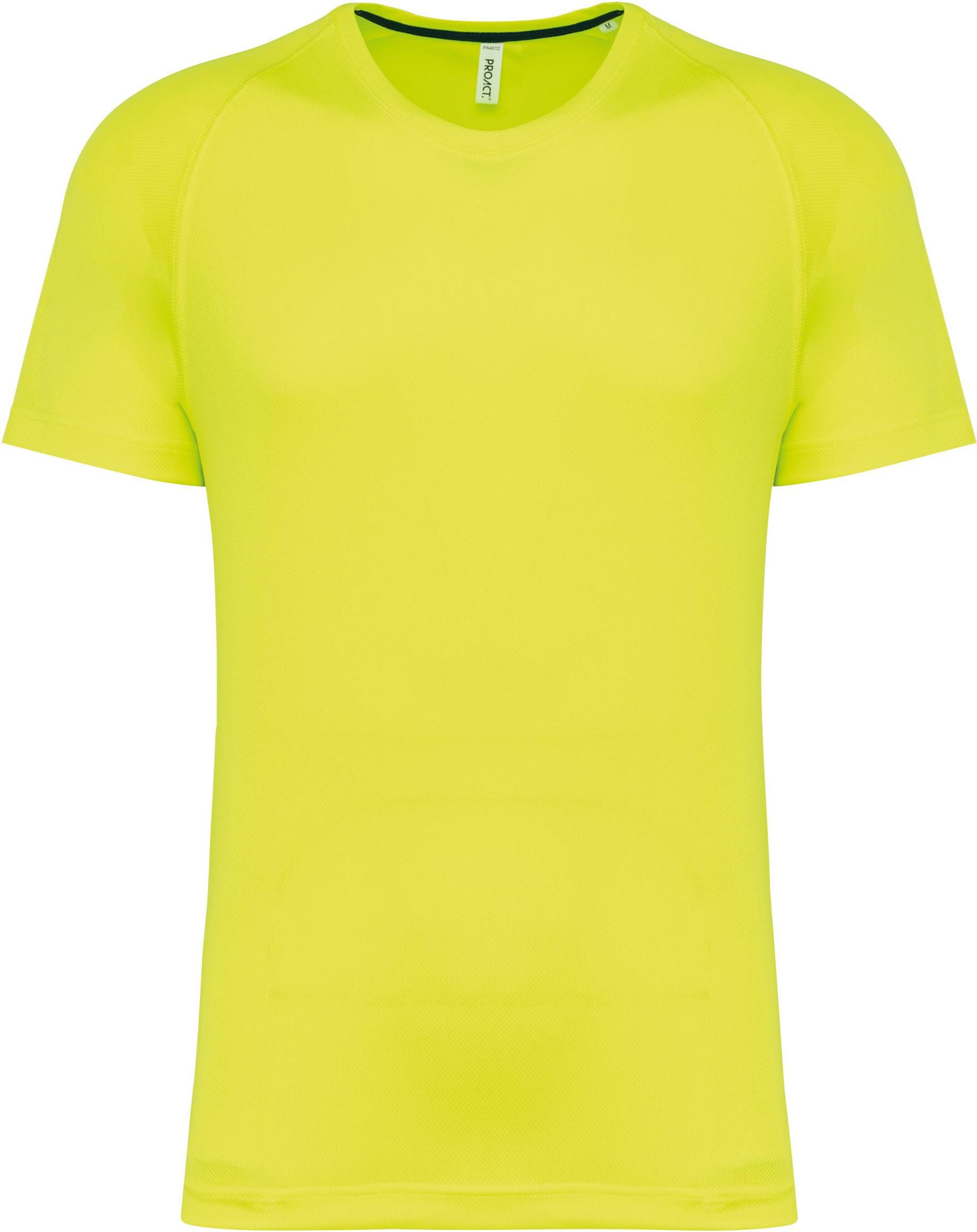 Trainingsshirt Herren-Sportshirt Recyclingmaterial mit Rundhalsausschnitt