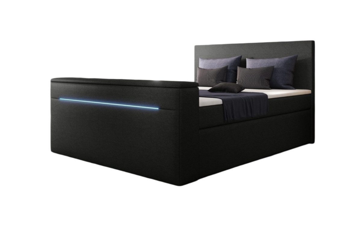 Luxusbetten24 Boxspringbett Simple, mit TV Lift günstig online kaufen