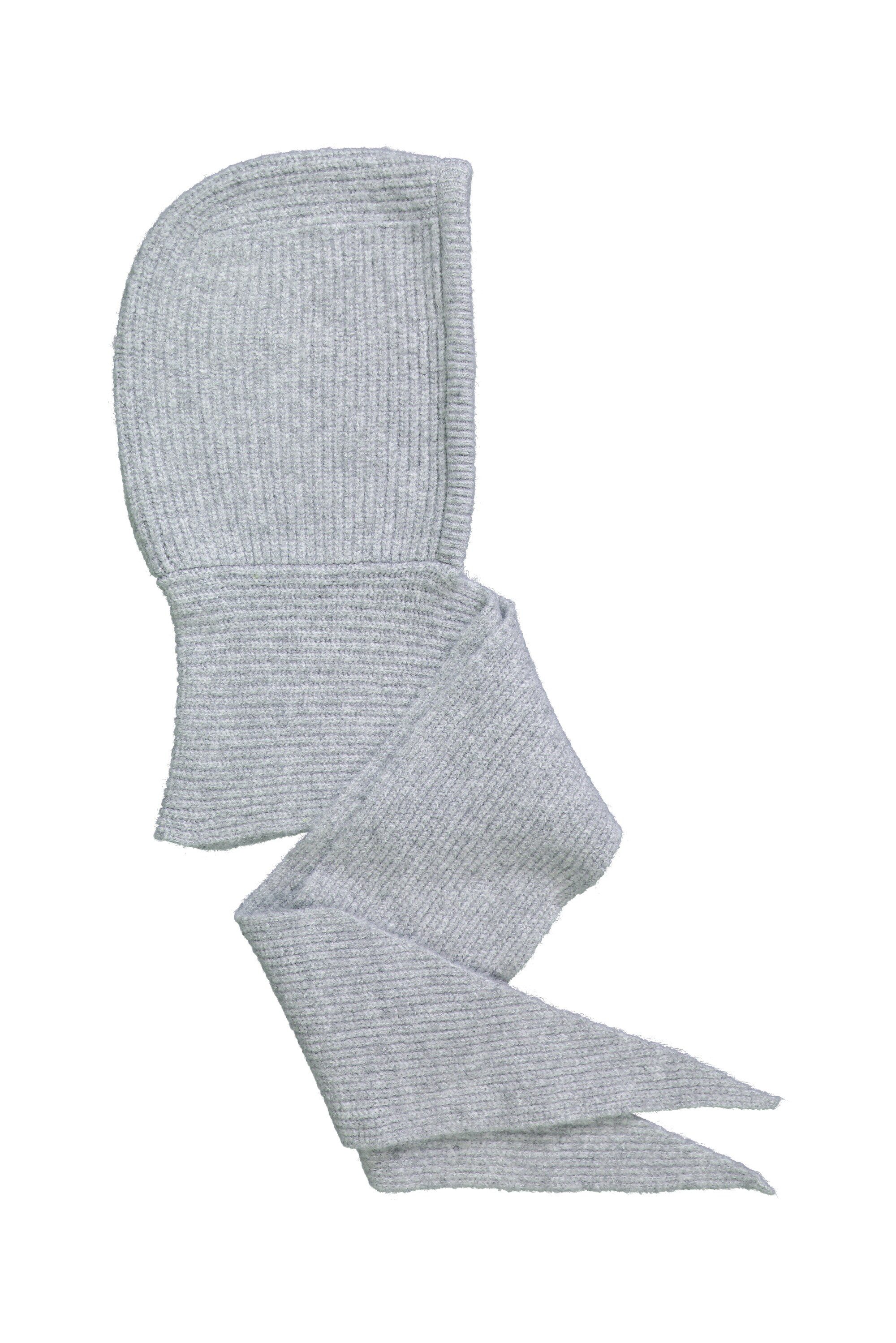Ulla Popken Baumwollhandschuhe Schal-Mütze 2-in-1-Modell