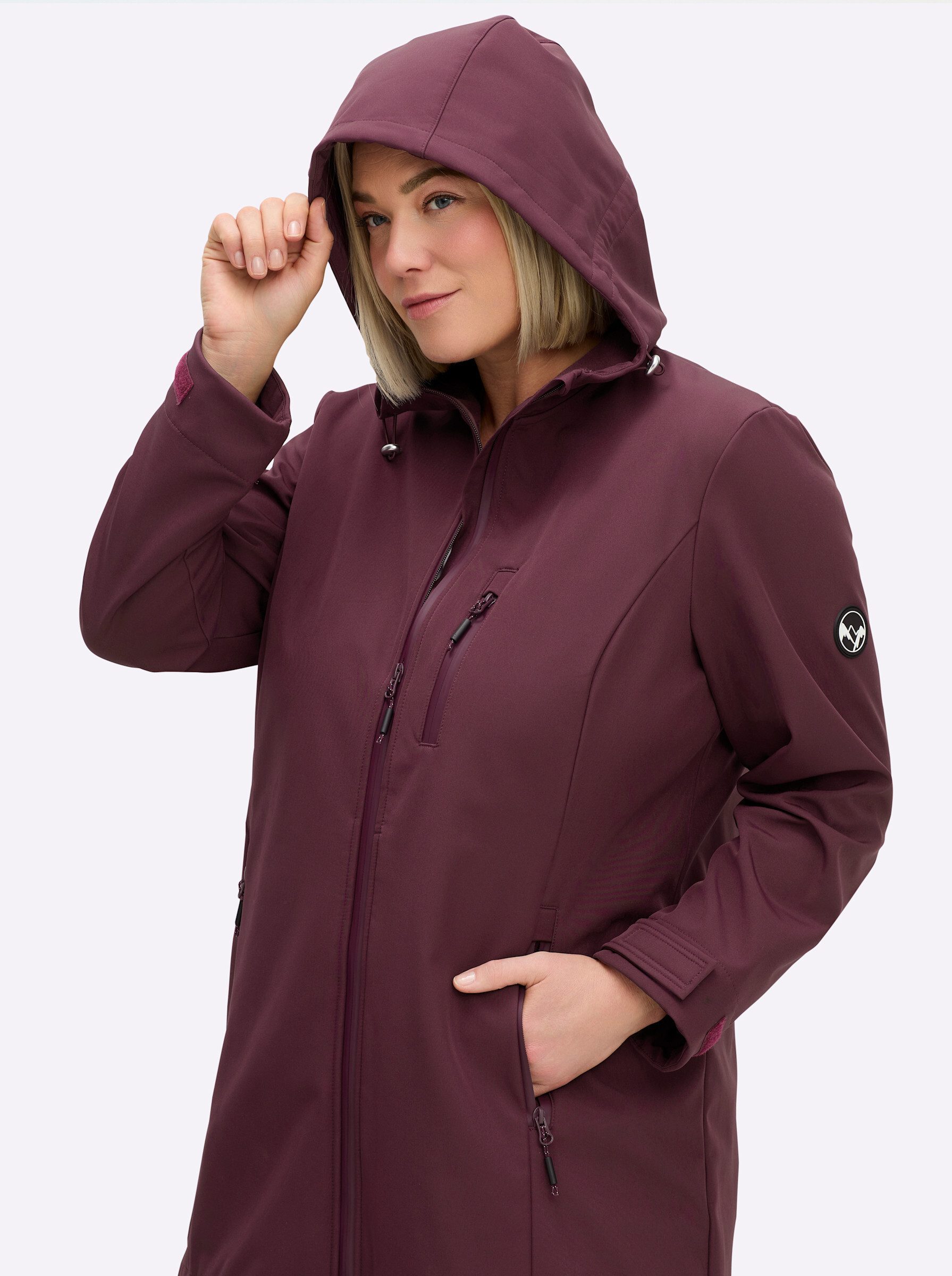 Sheego Allwetterjacke Softshell-Jacke Langarm